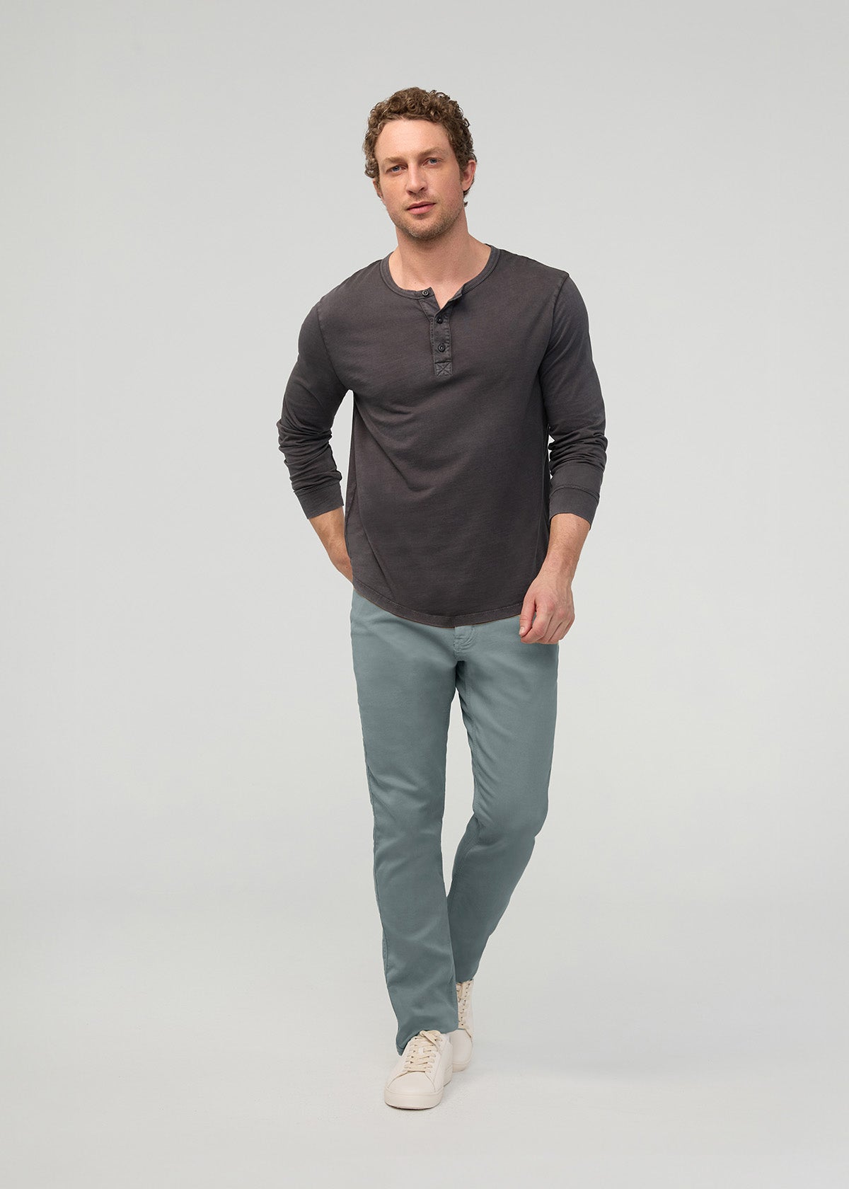 Men's Blue Spruce Relaxed Fit Dress Sweatpant fully body