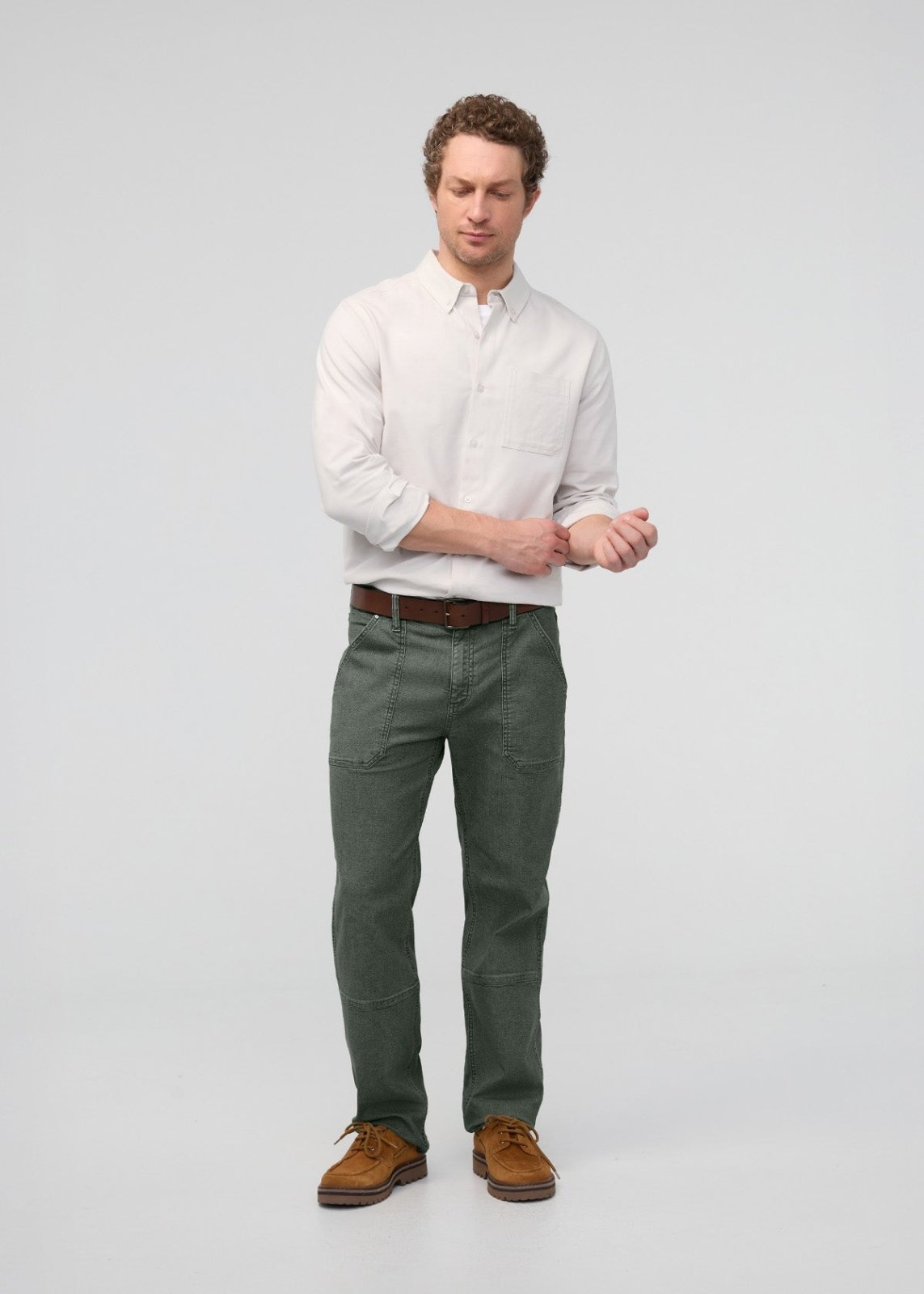 Men's Black Spruce Stretch Canvas Utility Pant full body