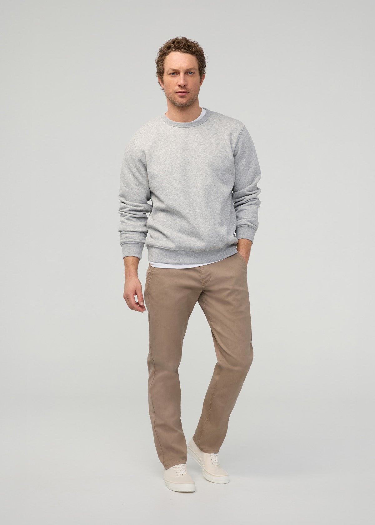 Live Lite Athletic Taper Chino - Desert Tan