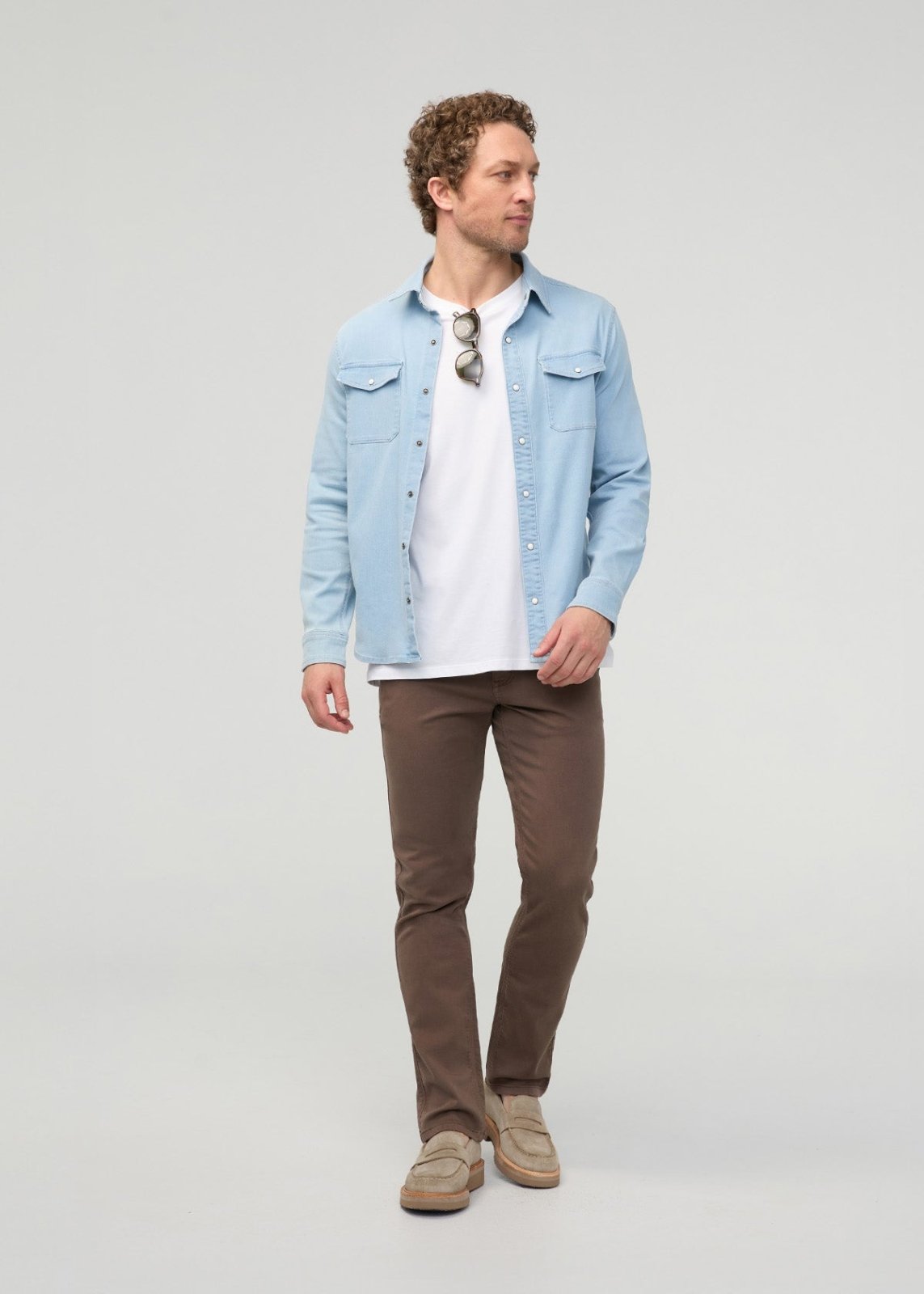 Men's Canteen Slim Straight Fit Dress Sweatpant Full Body
