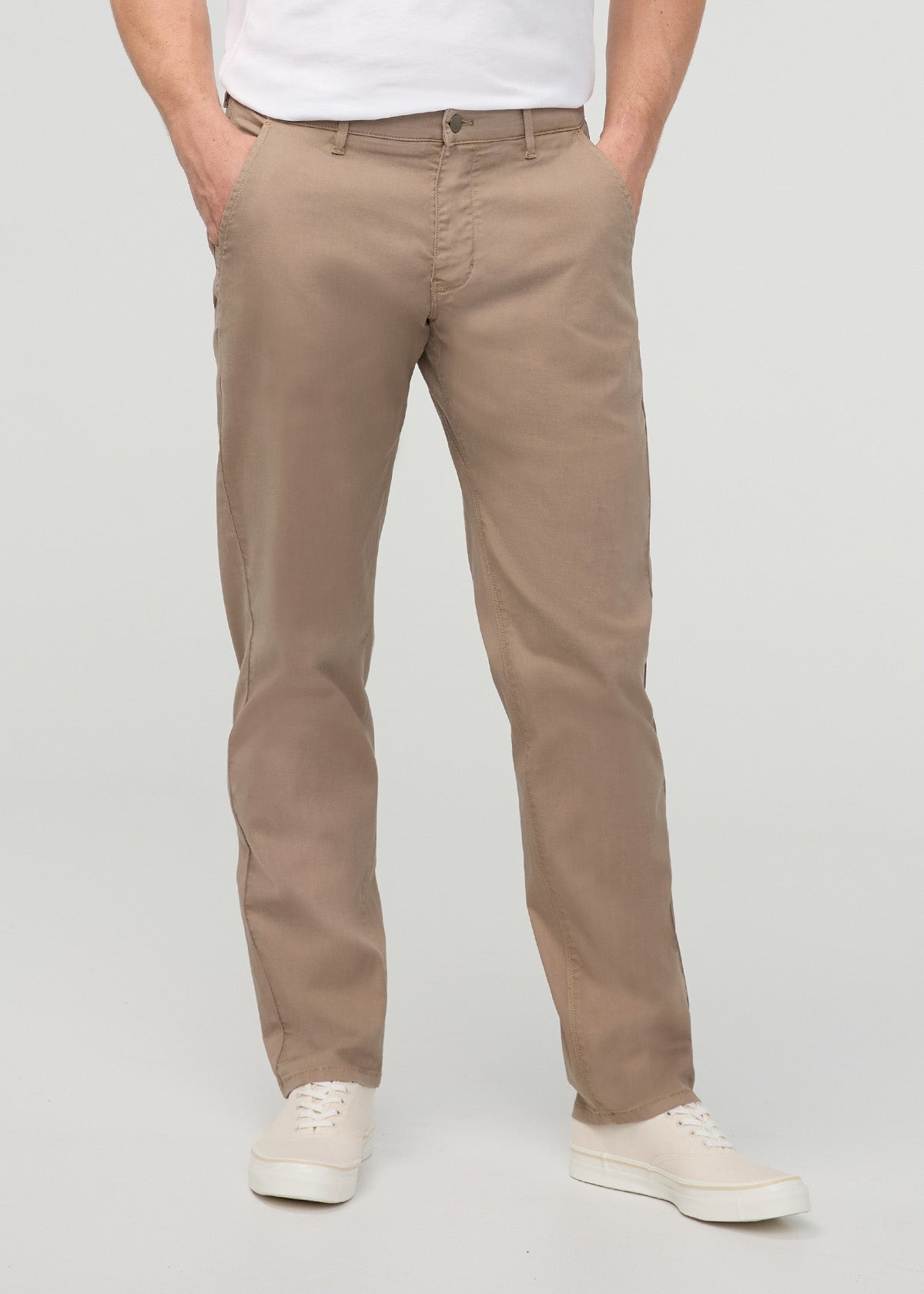 Live Lite Athletic Taper Chino - Desert Tan