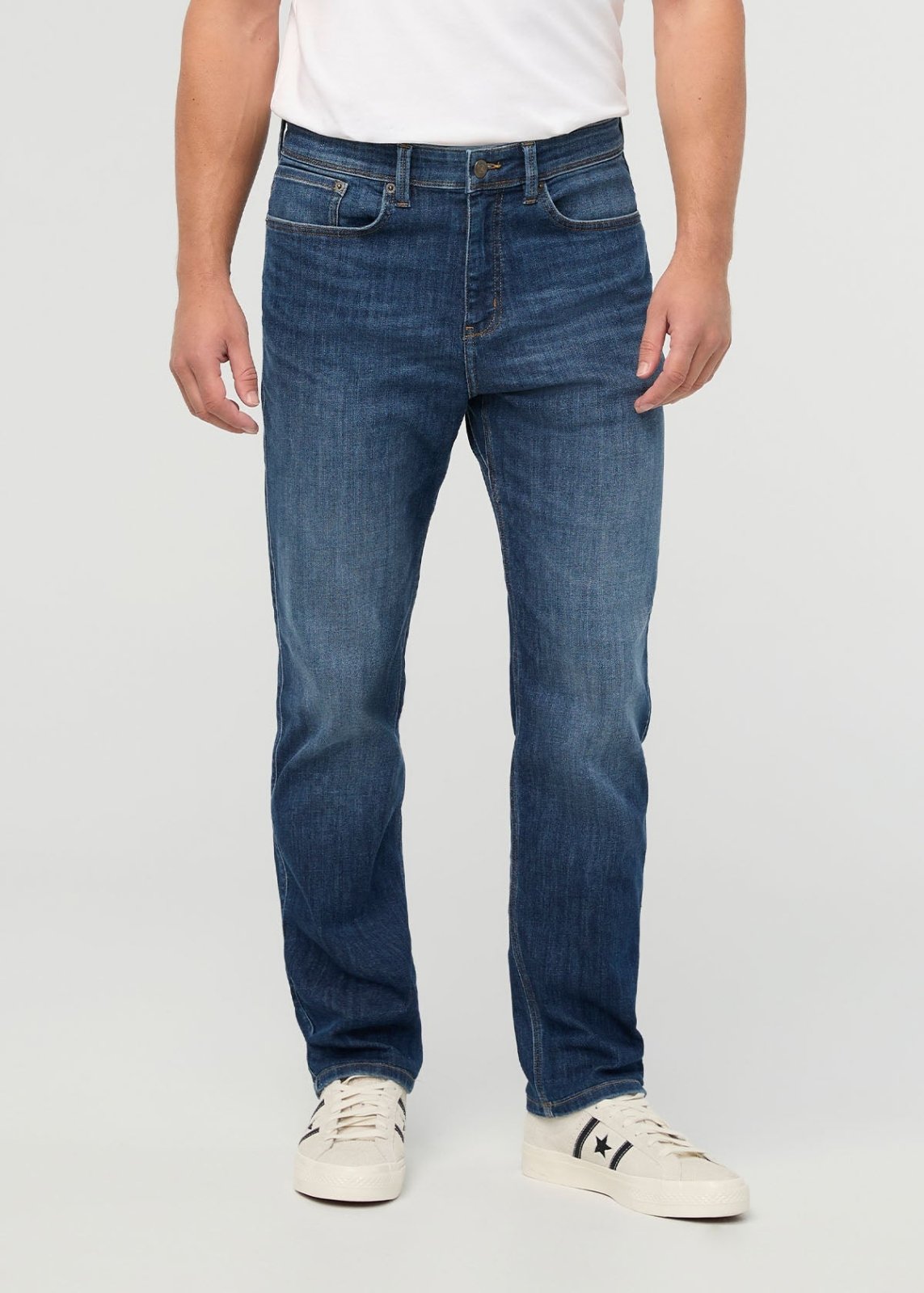 mens-performance-denim-loose-taper-ocean-swell front