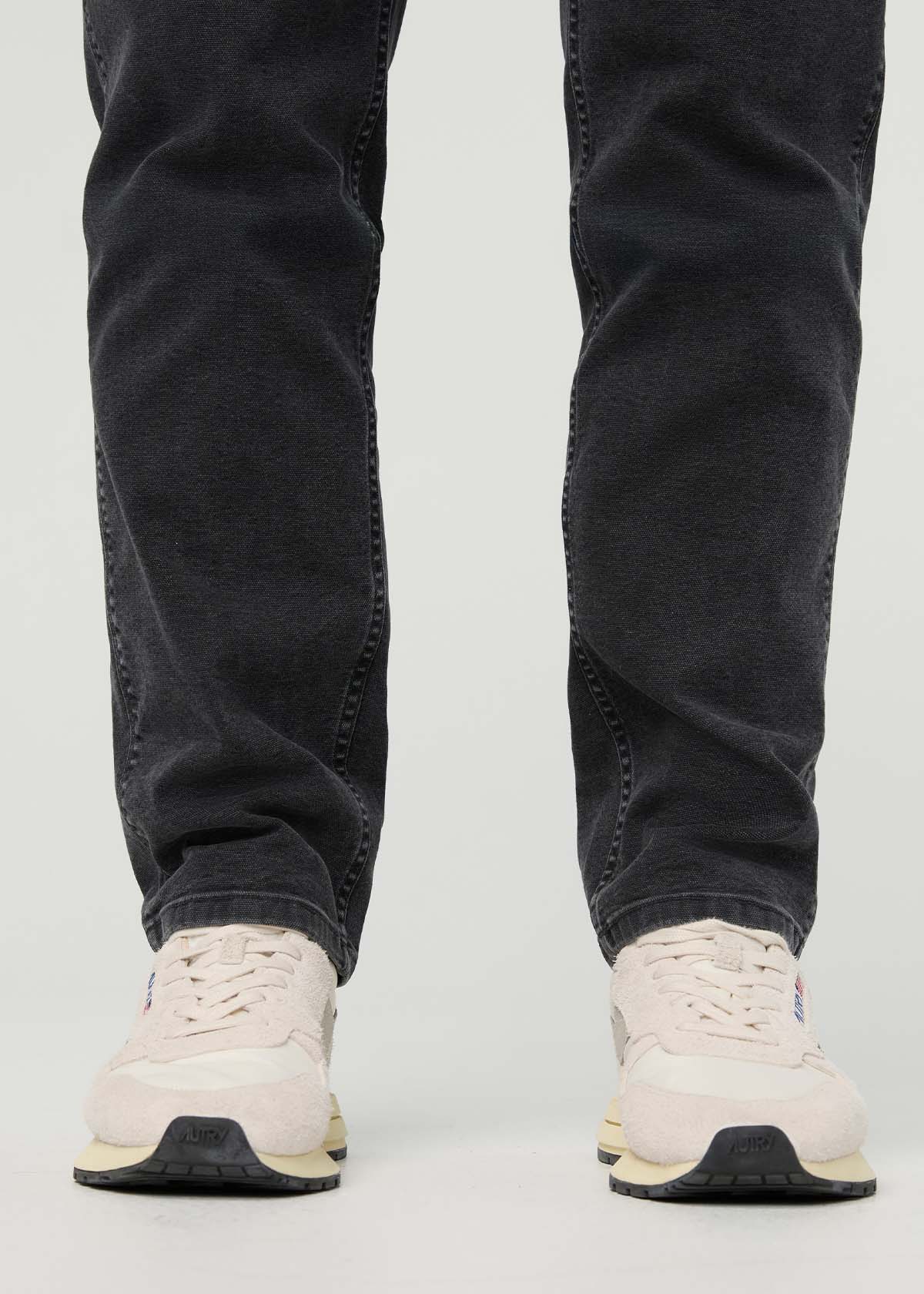 pantalon-de-charpentier-en-toile-extensible-pour-homme-noir-détail-à-la-cheville