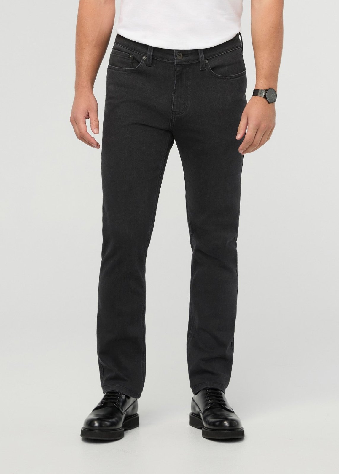 Jean Performance Slim Straight - Effet usé noir sur le devant