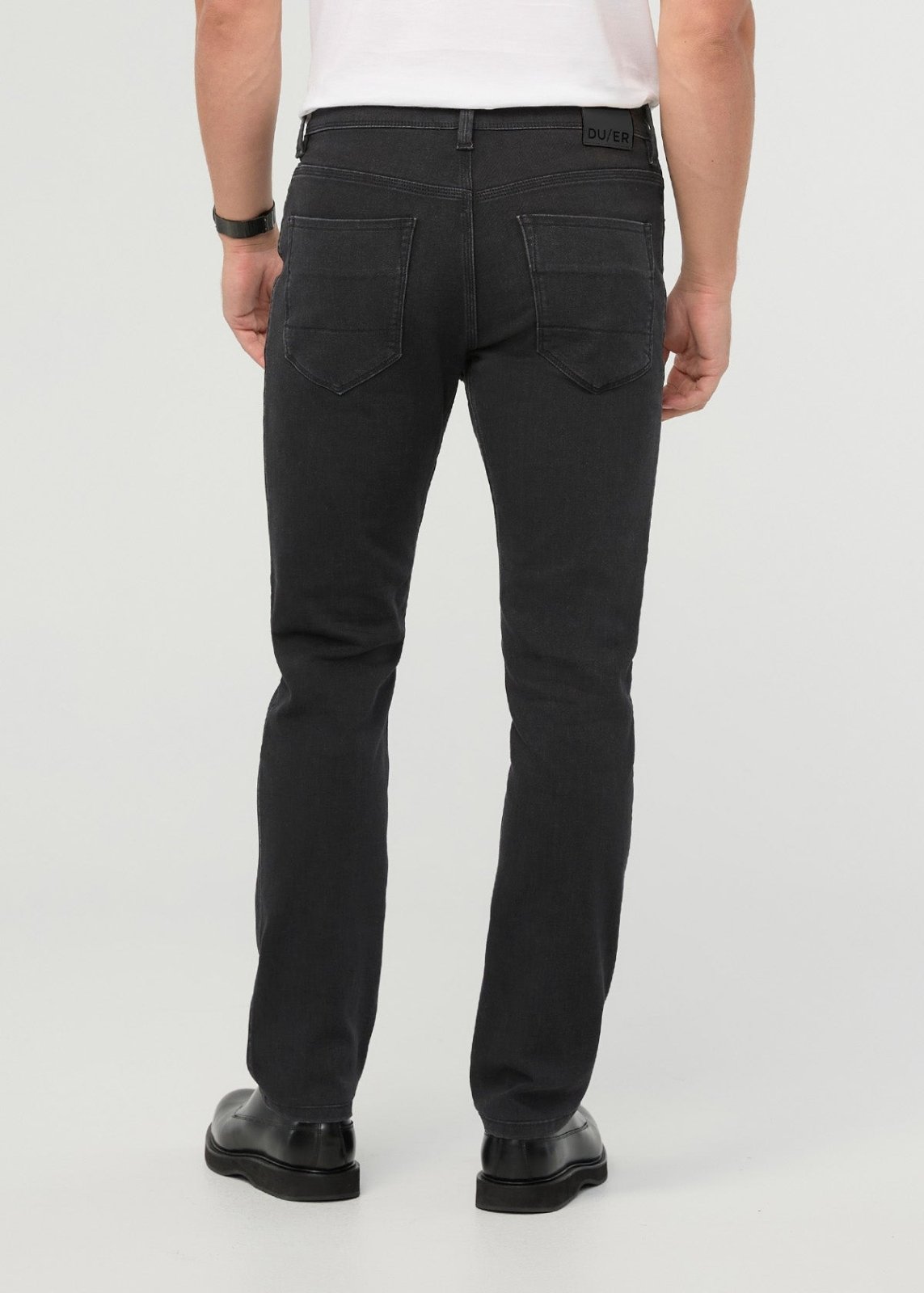 Jeans Performance Slim Straight - Arrière noir délavé