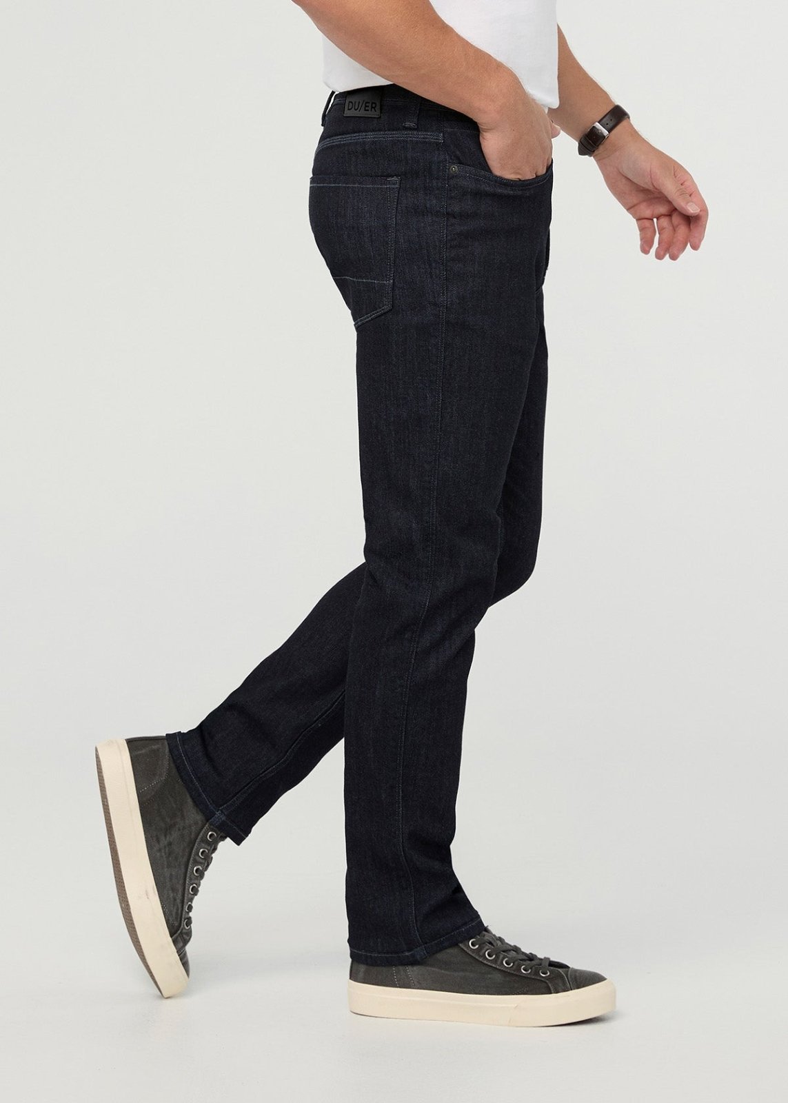 Men's Performance Denim Slim Straight Rinse side