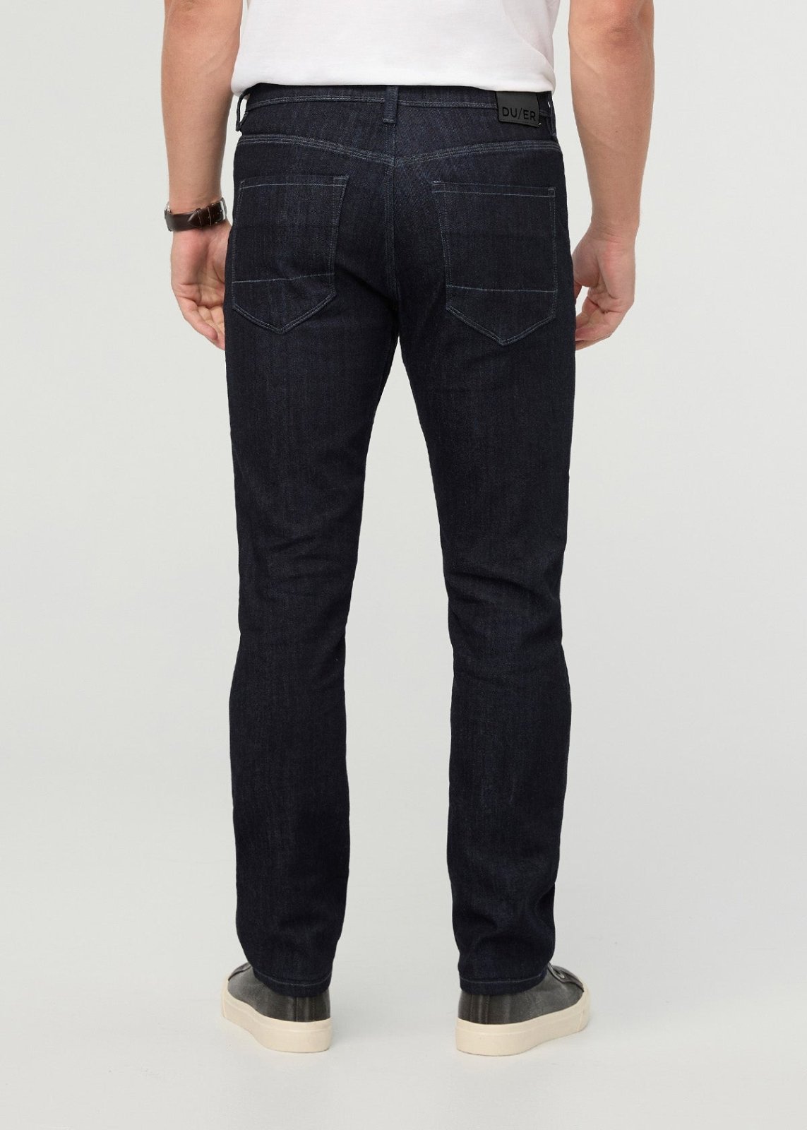 Men's Performance Denim Slim Straight Rinse back