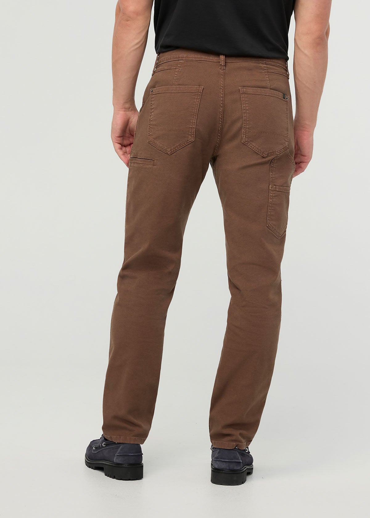 pantalon-de-menuisier-en-toile-extensible-pour-homme-teint-en-pièce-couleur-cacao (verso)