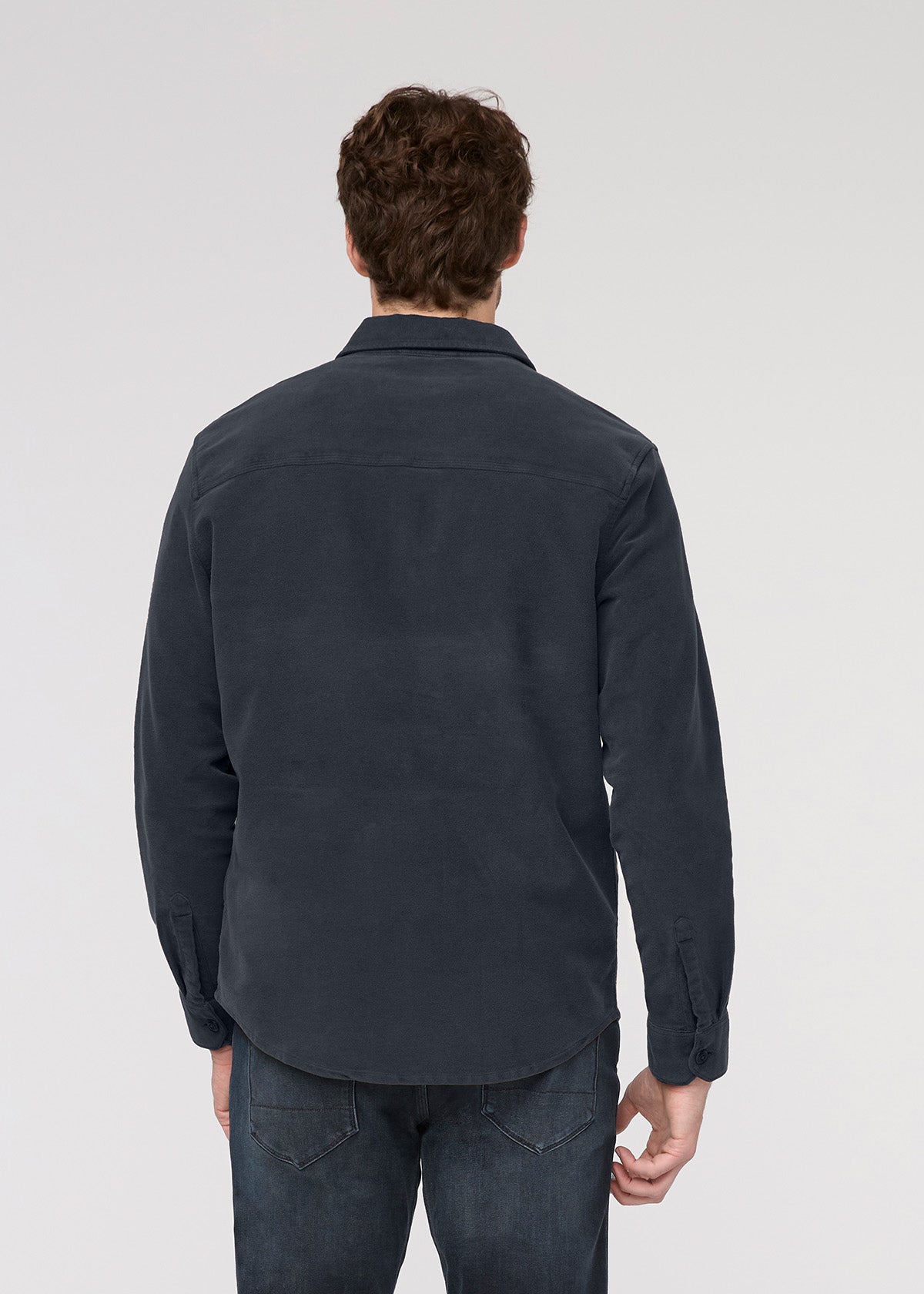 Surchemise No Sweat en moleskine - Bleu marine