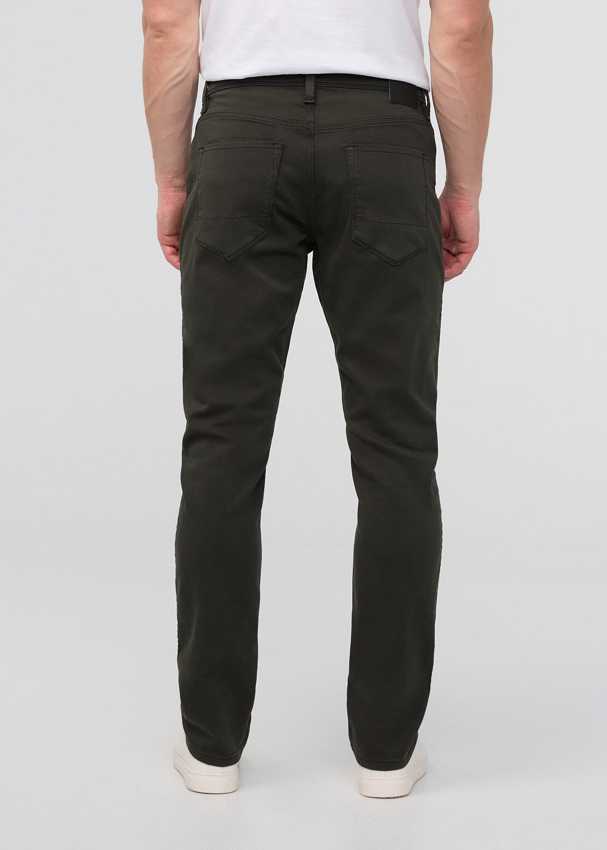 mens dark green relaxed fit dress sweatpant back