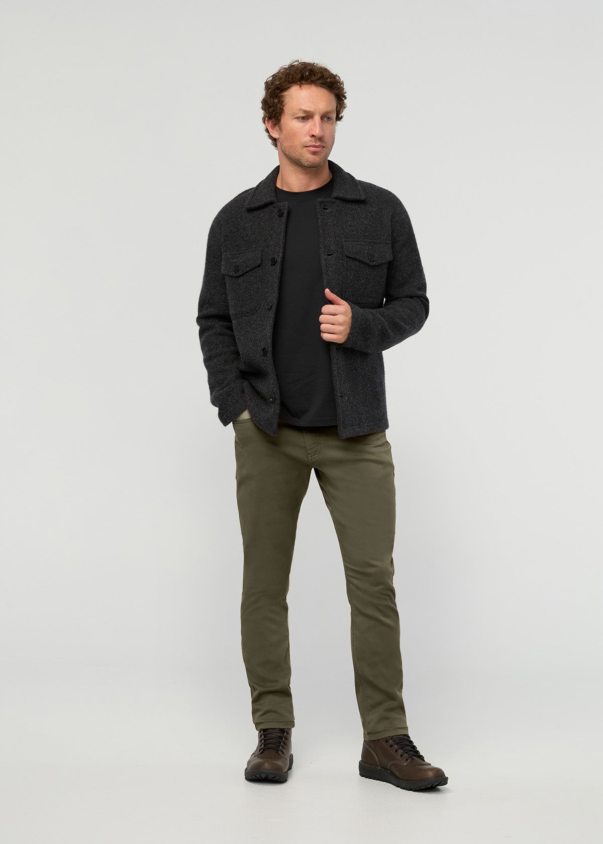 Men's Kelp Relaxed Fit Dress Sweatpant front full body