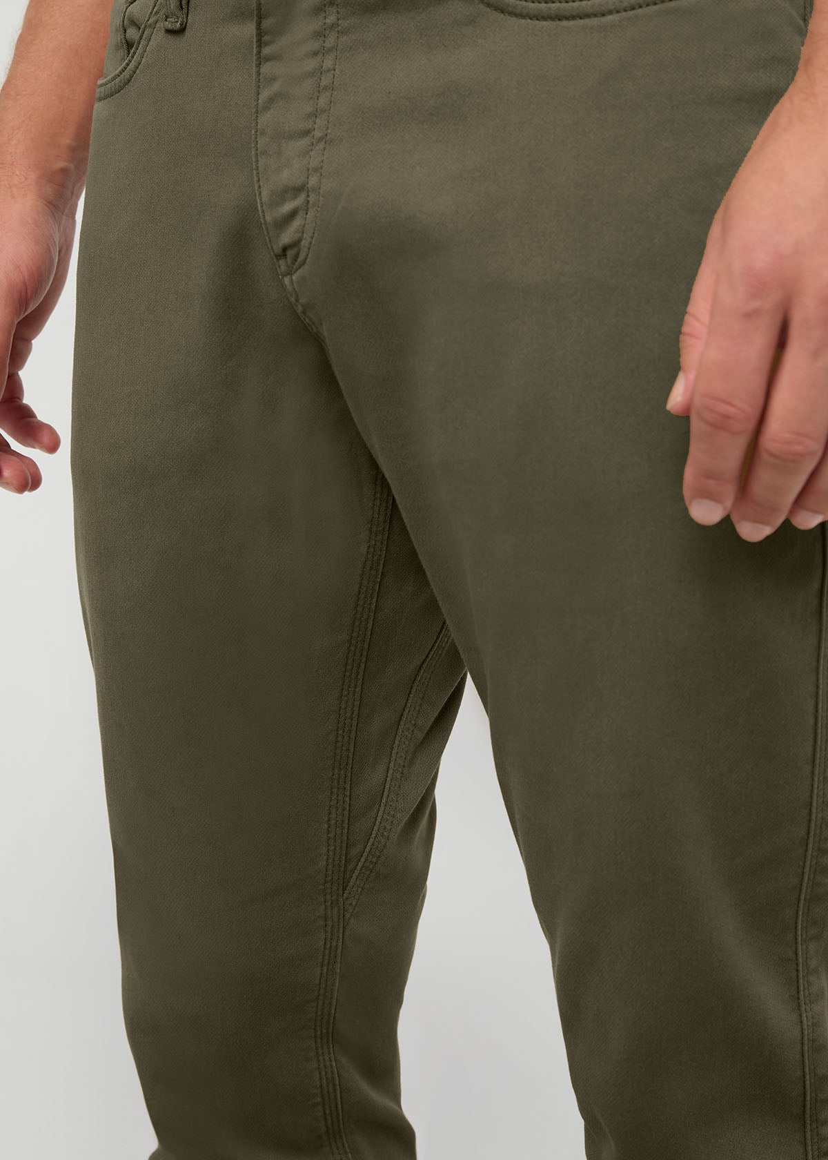 Men's Kelp Relaxed Fit Dress Sweatpant front detail