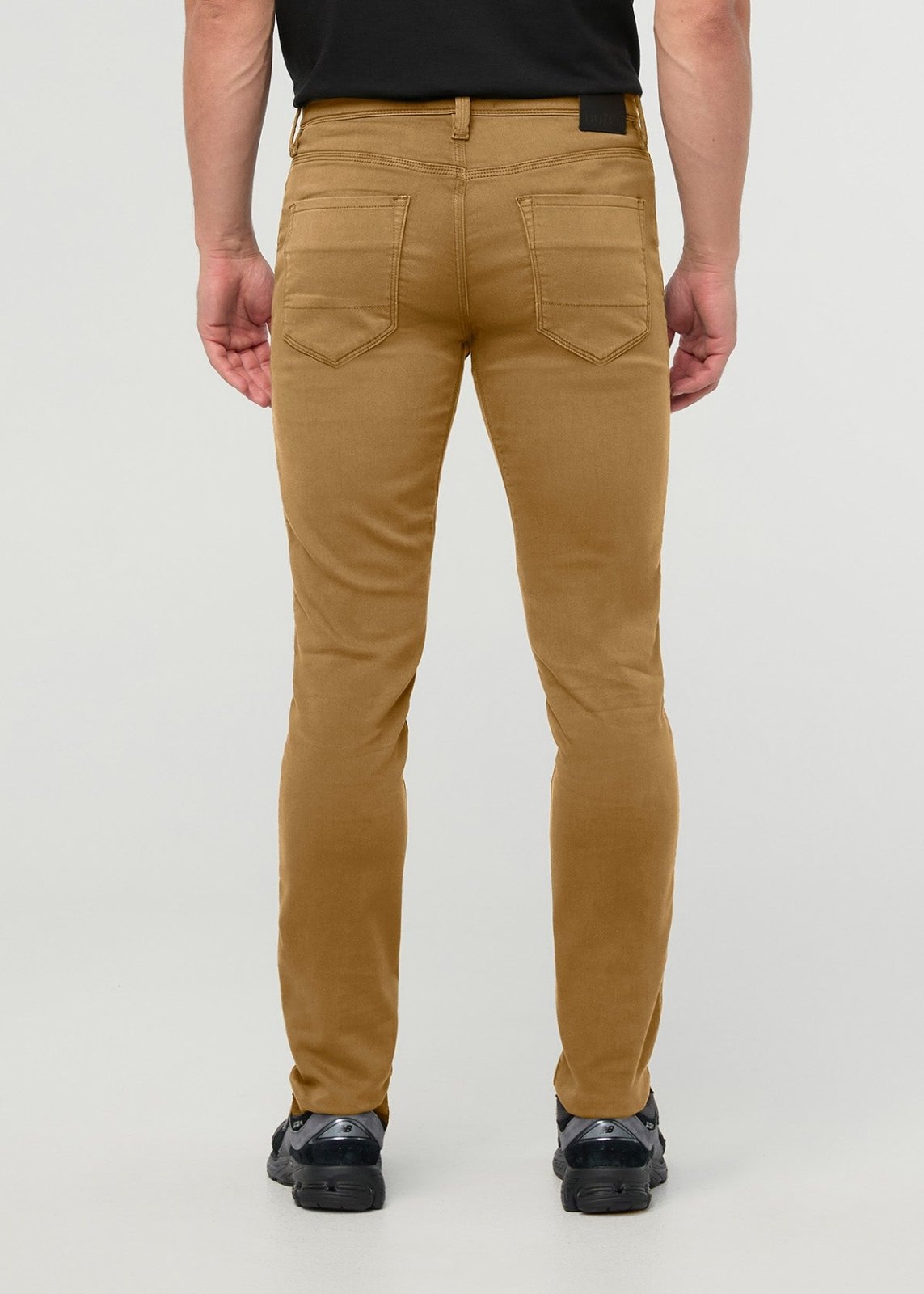 Men's Caramel Slim Straight Fit Dress Sweatpant back