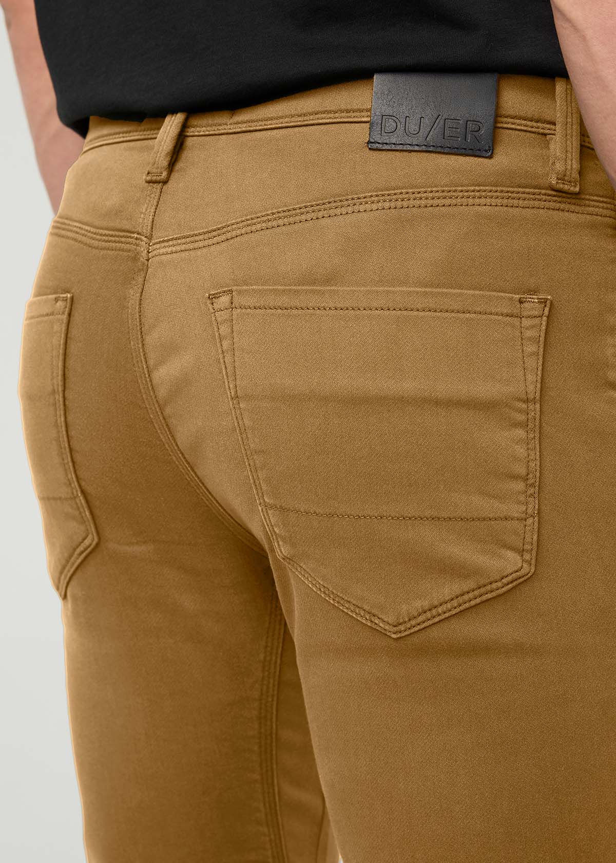 Men's Caramel Slim Fit Dress Sweatpant back pocket