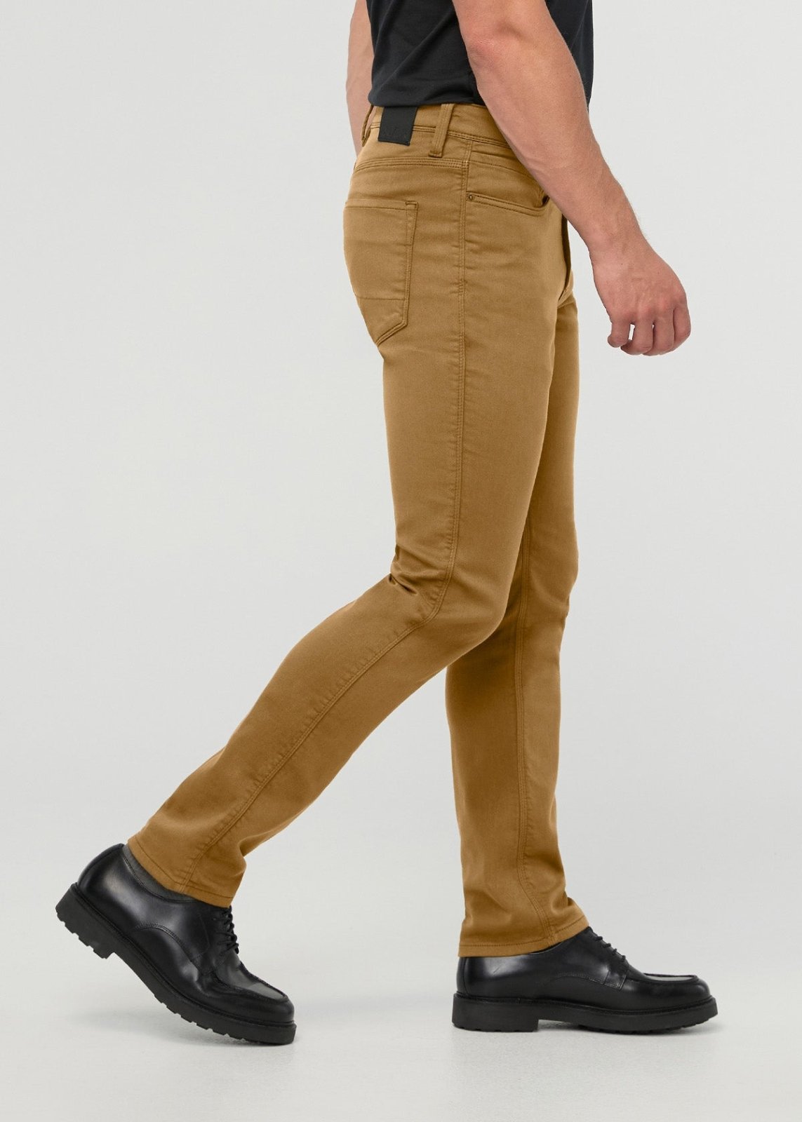 mens-no-sweat-slim-straight-caramel side