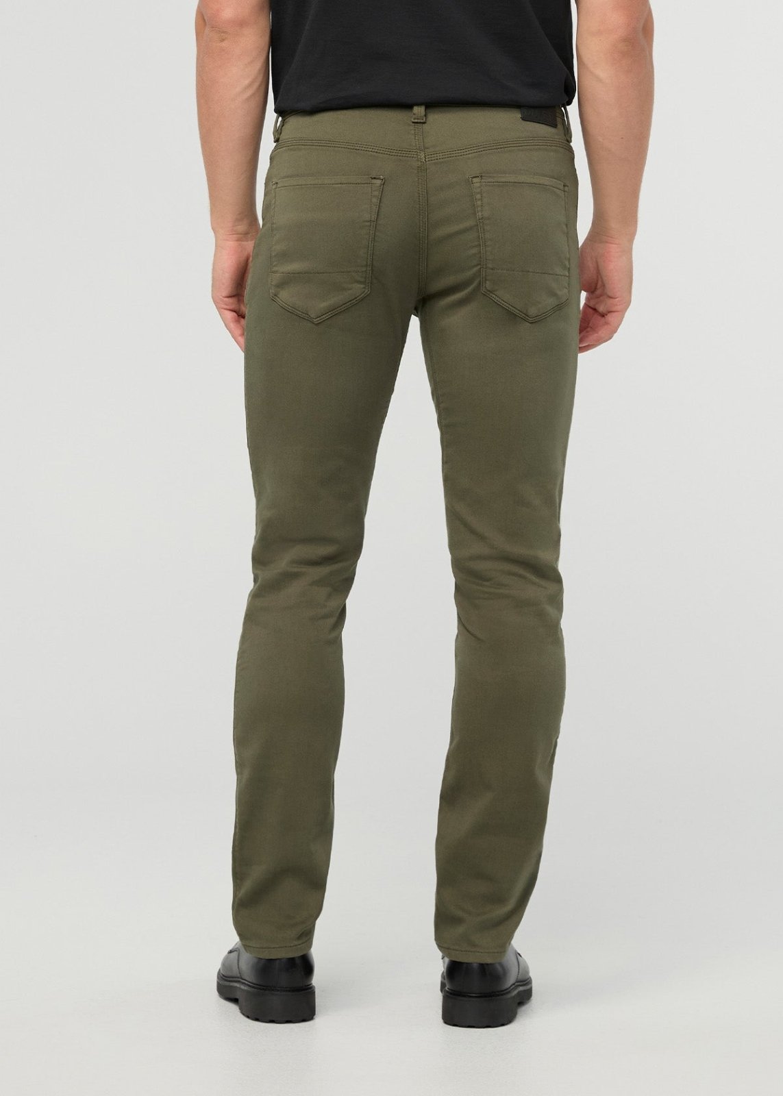 Pantalon de survêtement habillé pour homme, coupe droite ajustée « Kelp », détail à l'arrière