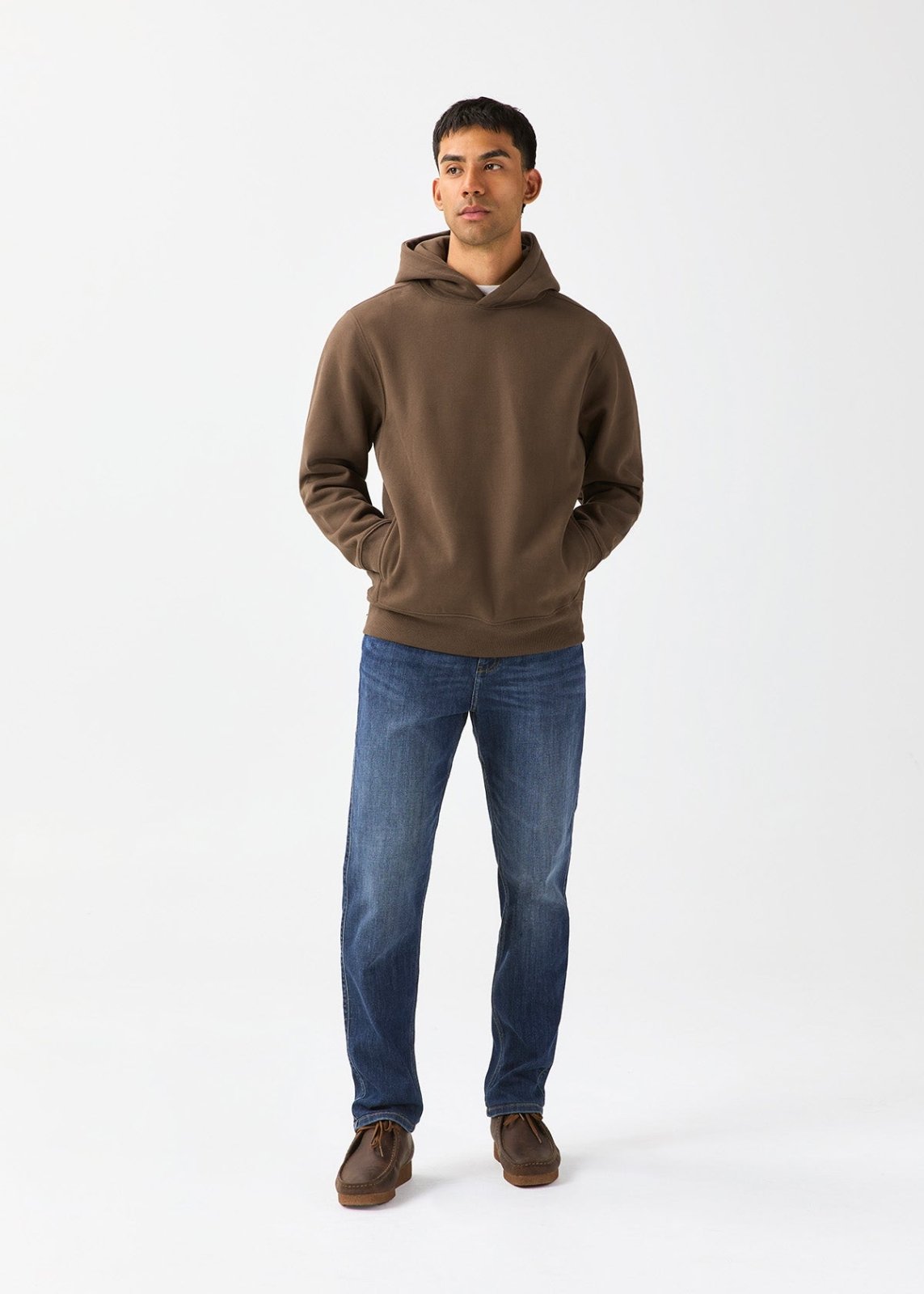durasoft-fleece-motion-hoodie-cocoa front full body