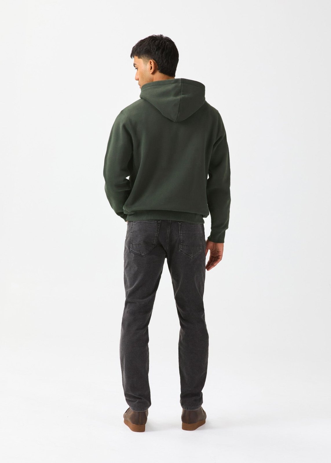 durasoft-fleece-motion-hoodie-evergreen full back