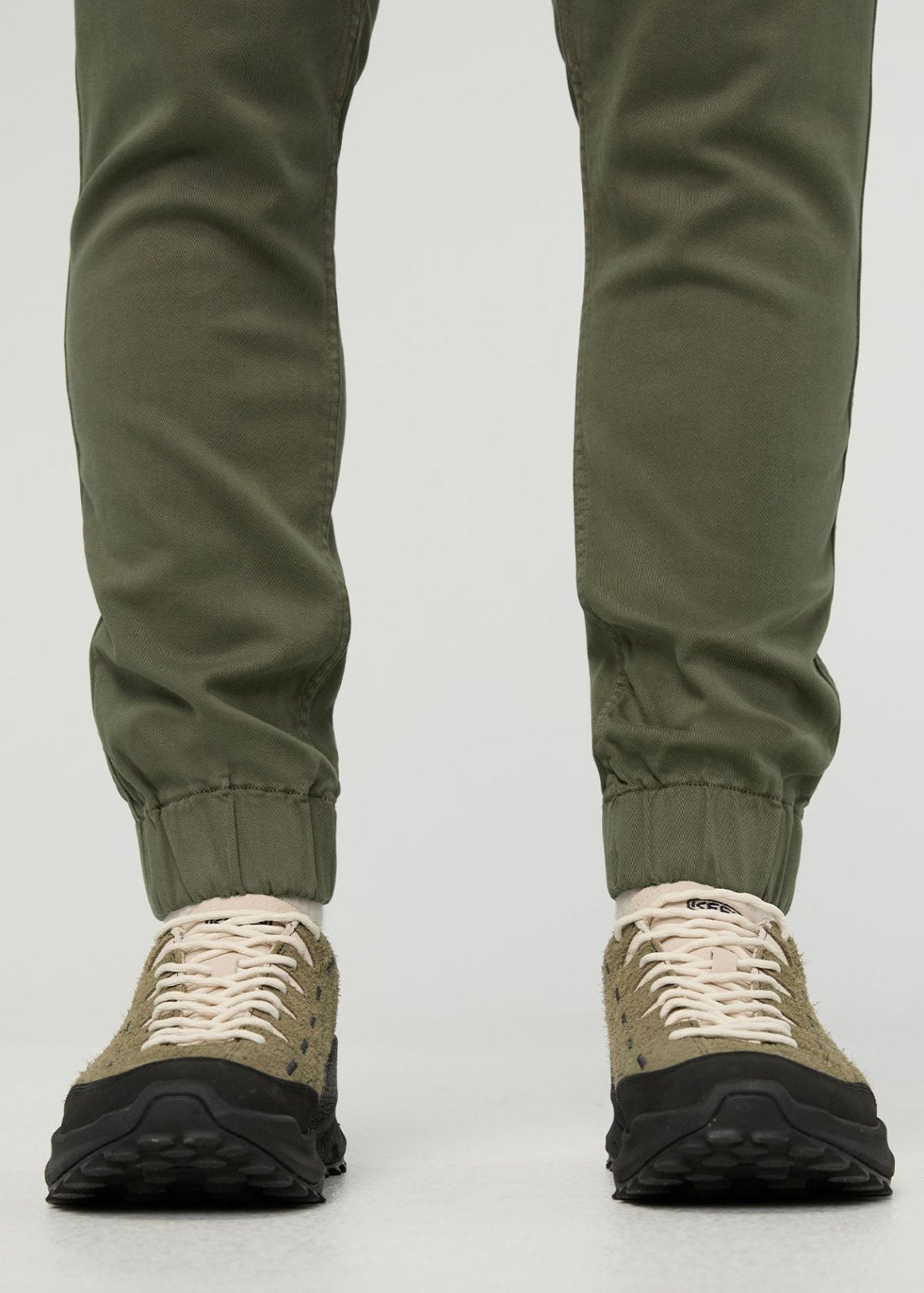 Men's Eucalyptus Athletic Jogger ankle detail