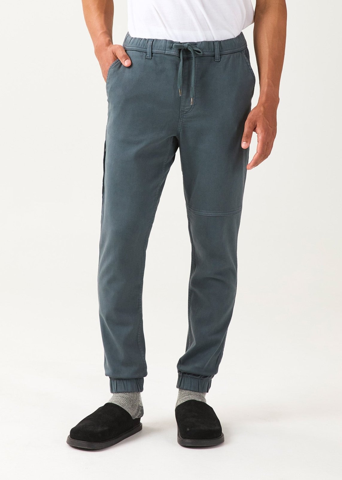 Men's Slate Blue Athletic Jogger front