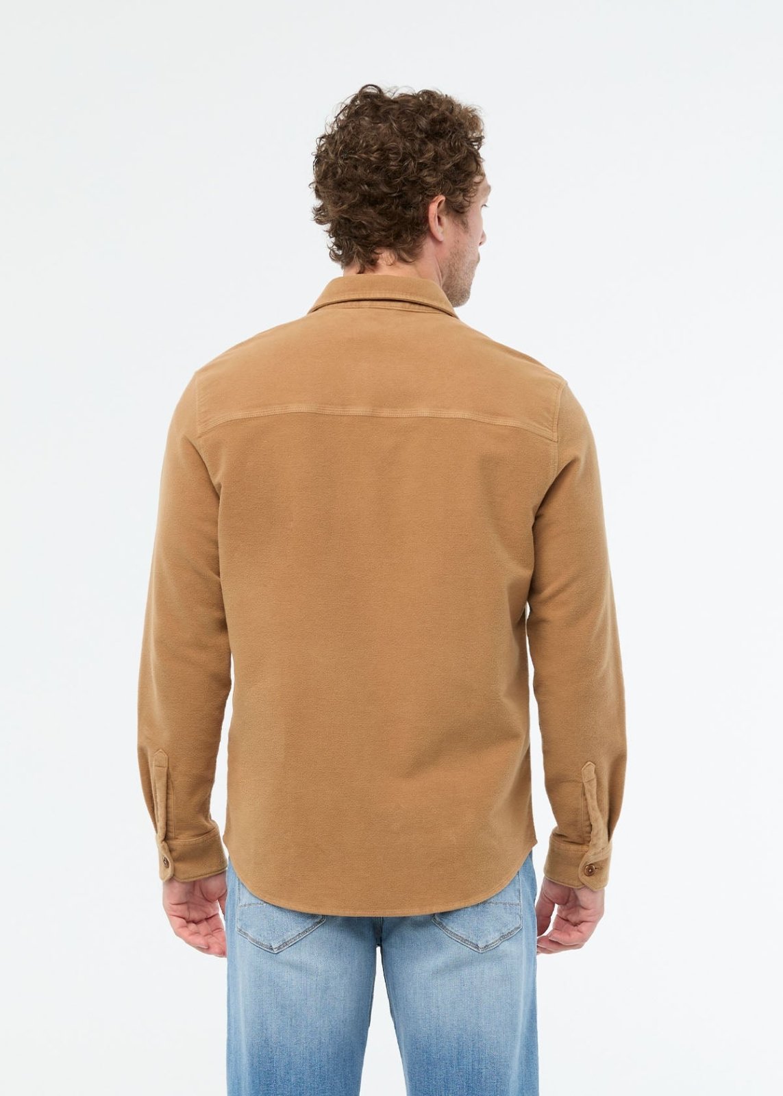 mens-no-sweat-moleskin-overshirt-caramel back