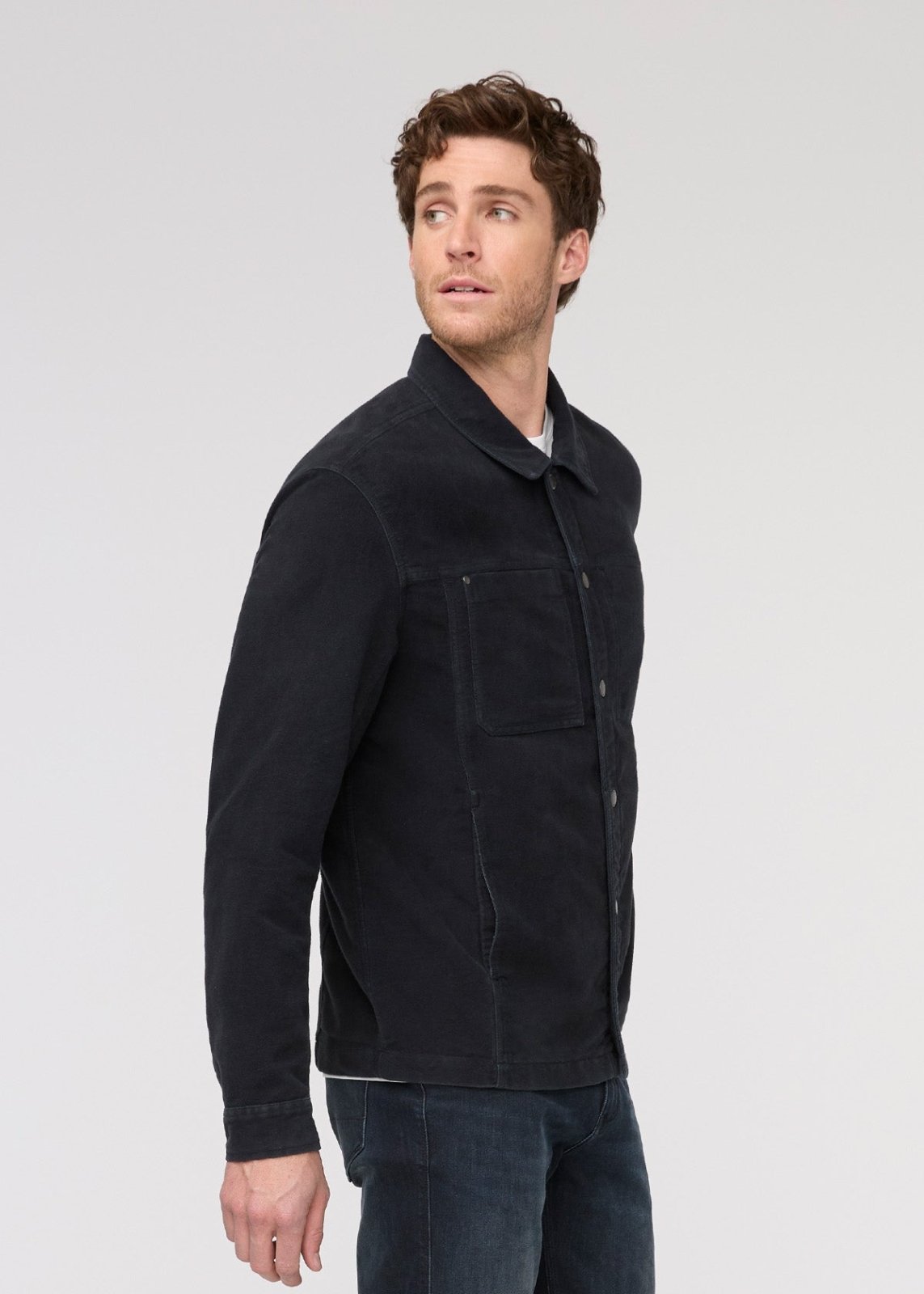 Veste en moleskine Shadow pour hommes Côté