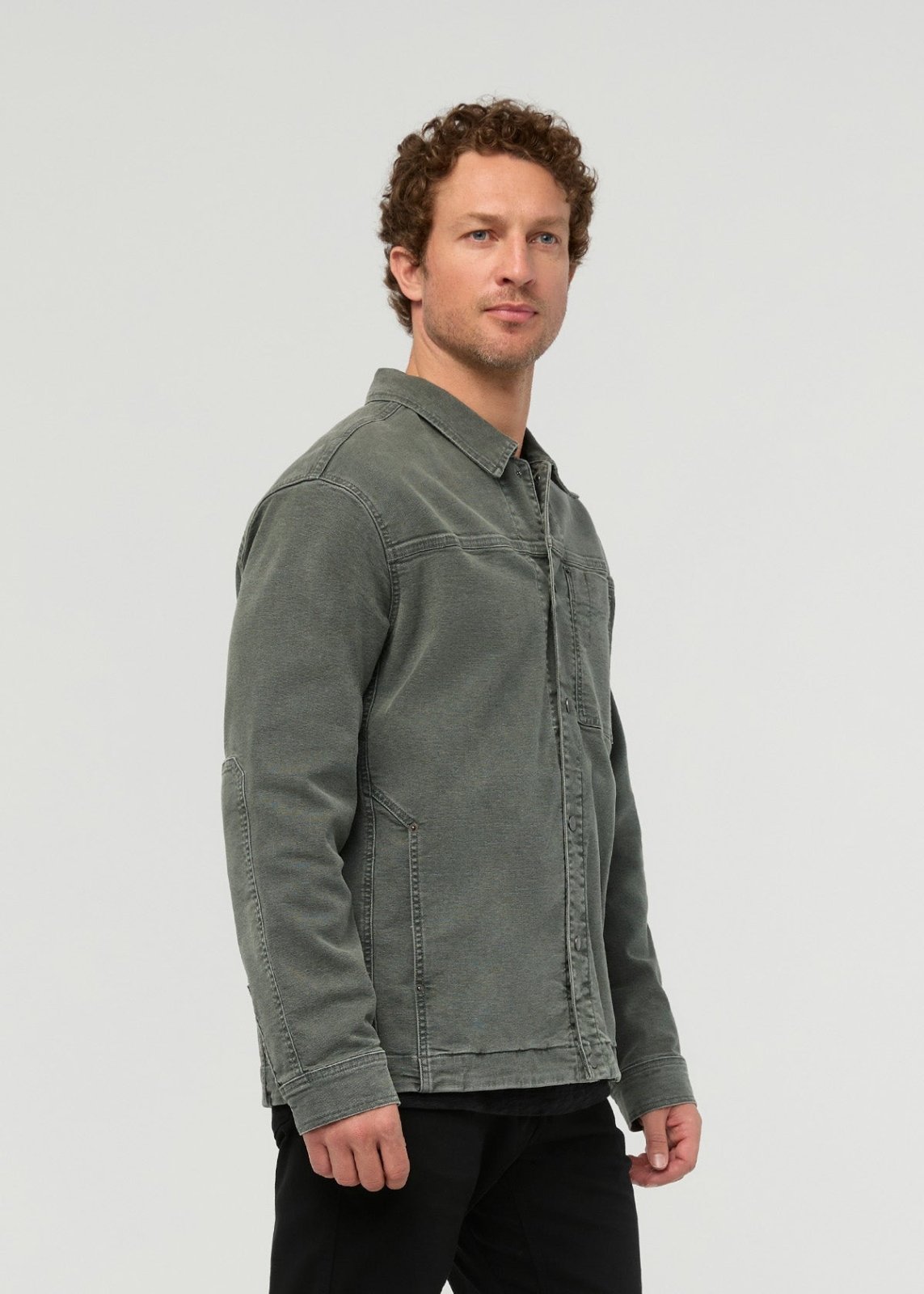 Men's Thyme Stretch Canvas Work Jacket side