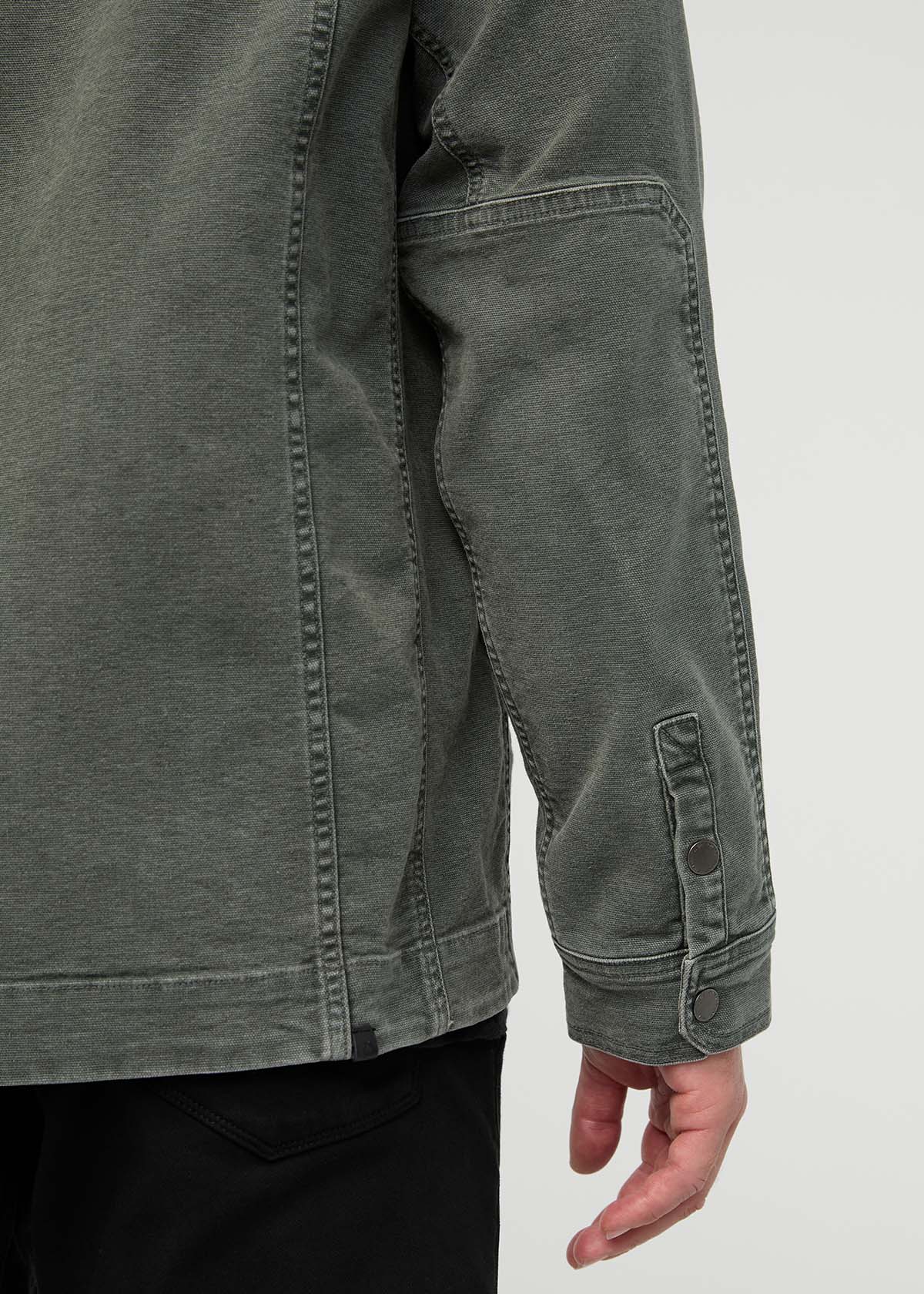 Men's Thyme Stretch Canvas Work Jacket sleeve detail