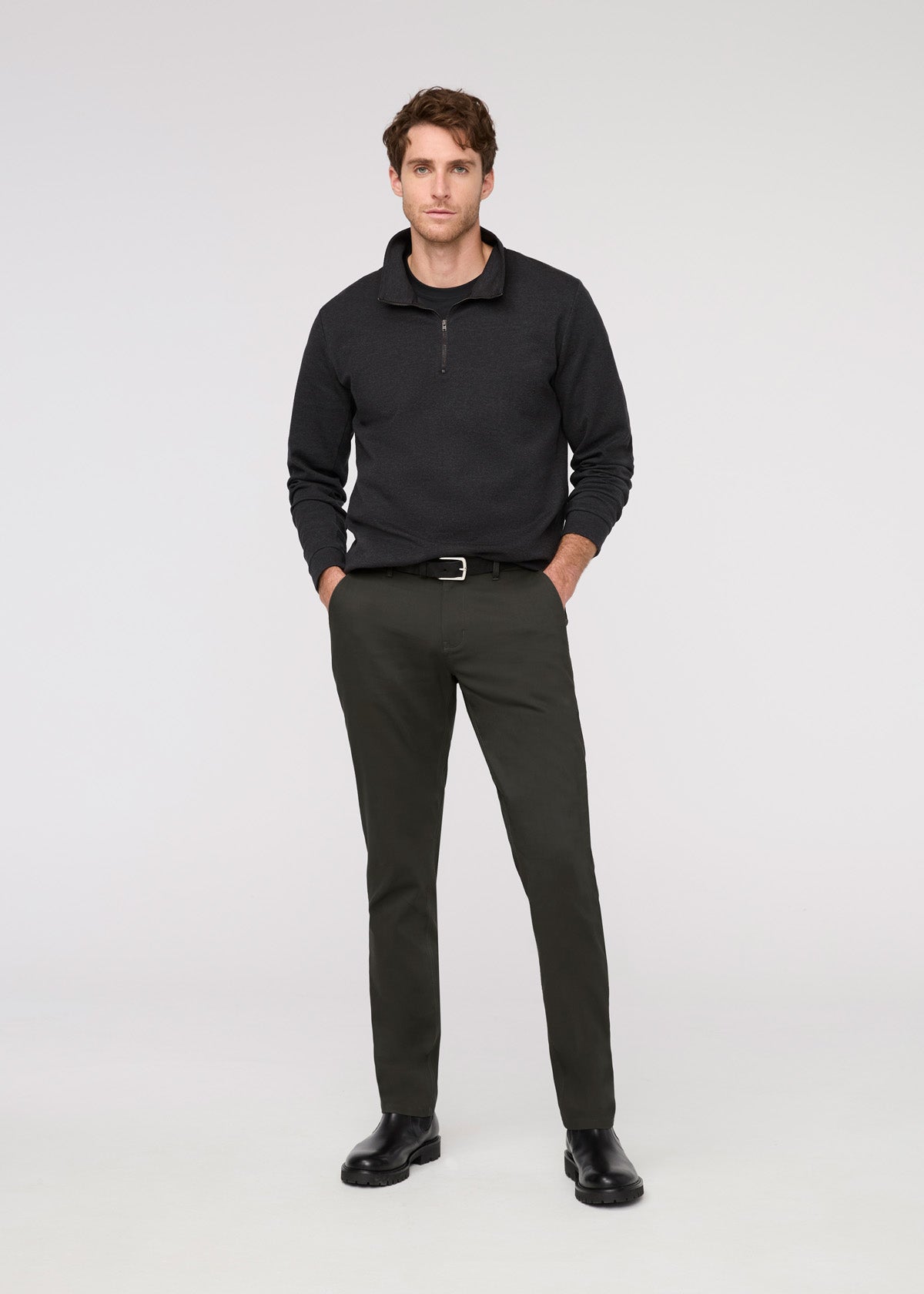Men's Evergreen Slim Straight Fit Stretch Trouser full body