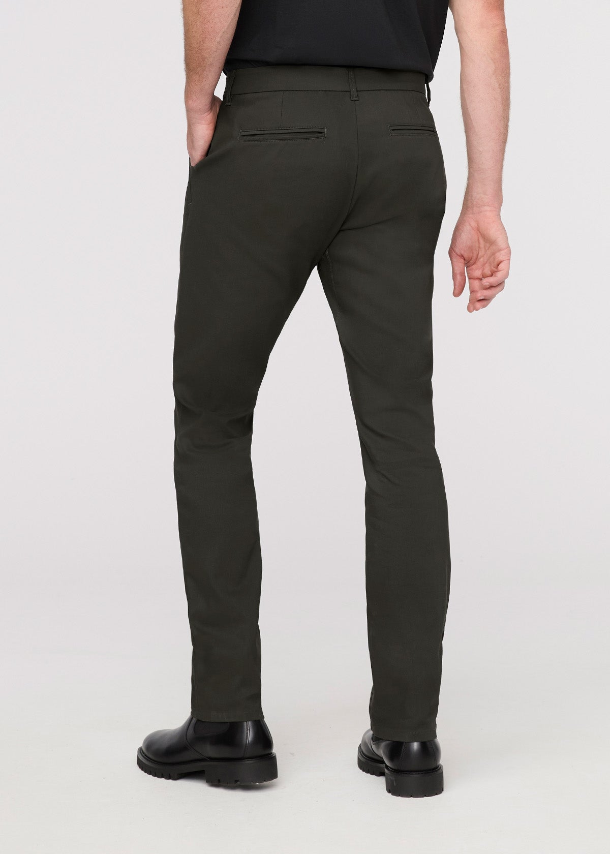 Men's Evergreen Slim Straight Fit Stretch Trouser back