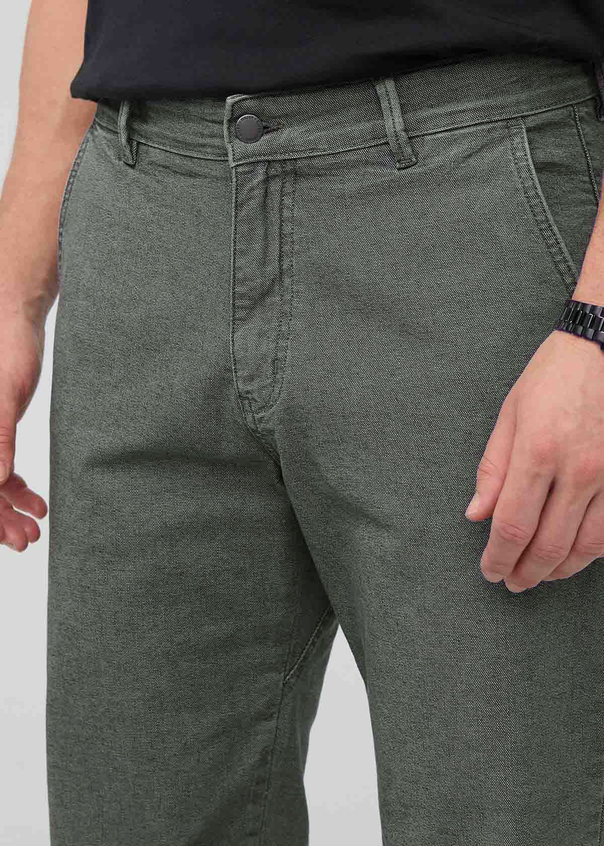 Stretch Canvas Relaxed Straight Chino - Thyme