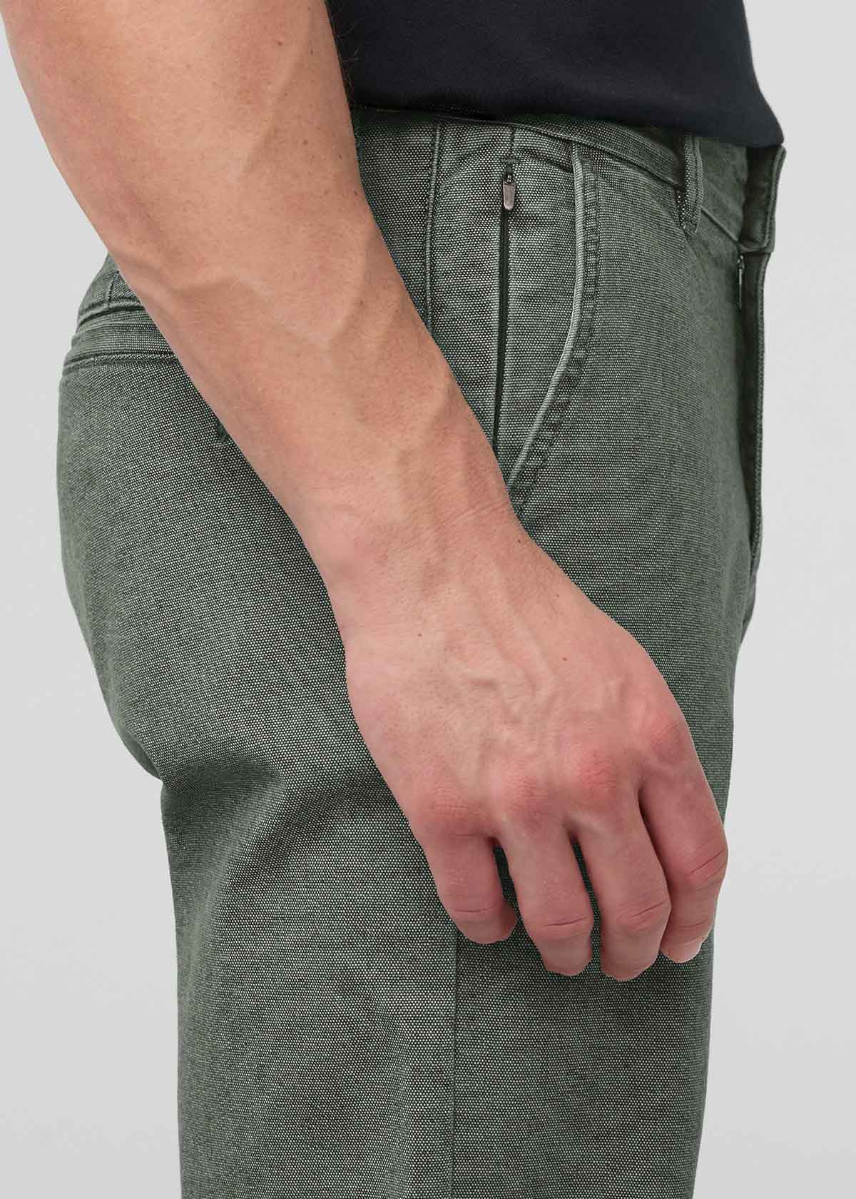 Stretch Canvas Relaxed Straight Chino - Thyme