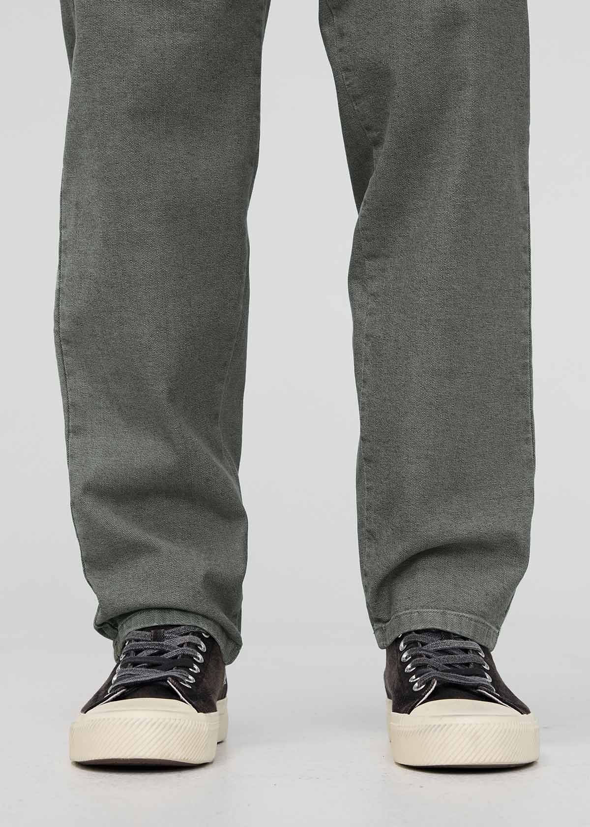 Stretch Canvas Relaxed Straight Chino - Thyme
