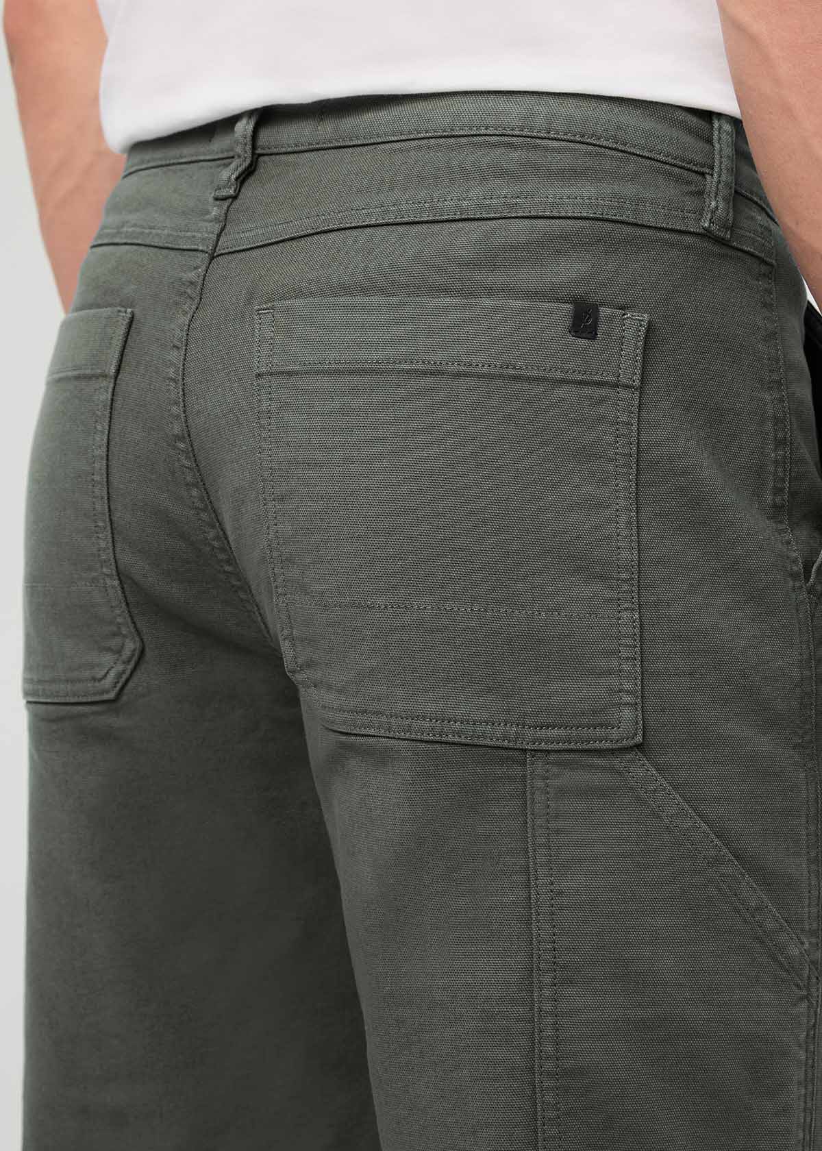 Men's Thyme Stretch Canvas Utility Pant back pocket detail
