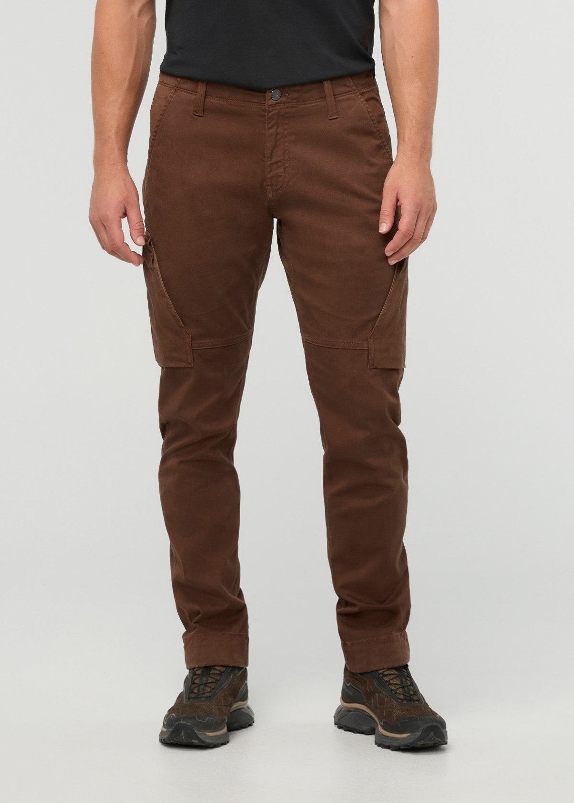 Men's Black Athletic Water Resistant Pant front