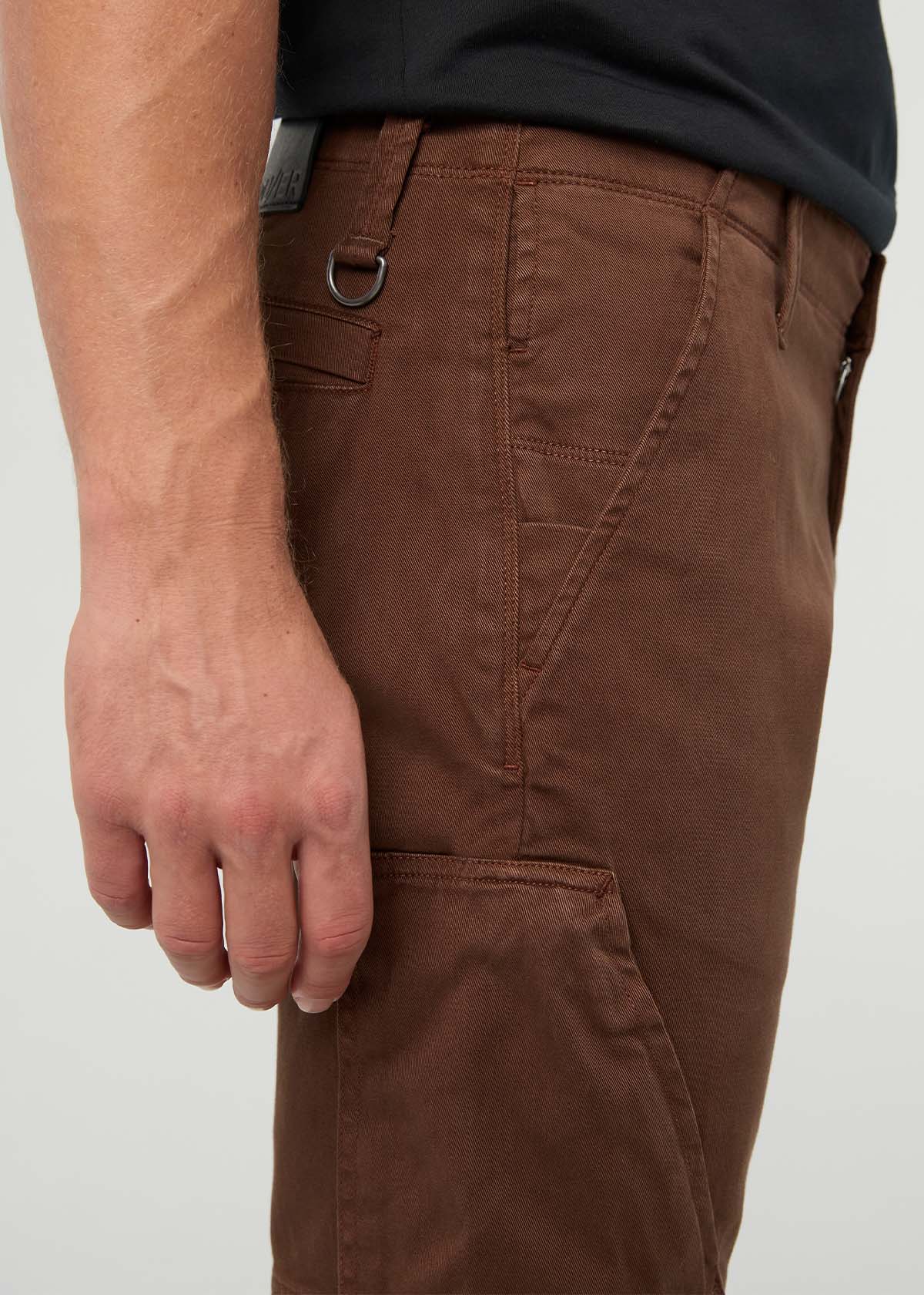 Men's Black Athletic Water Resistant Pant side pocket detail