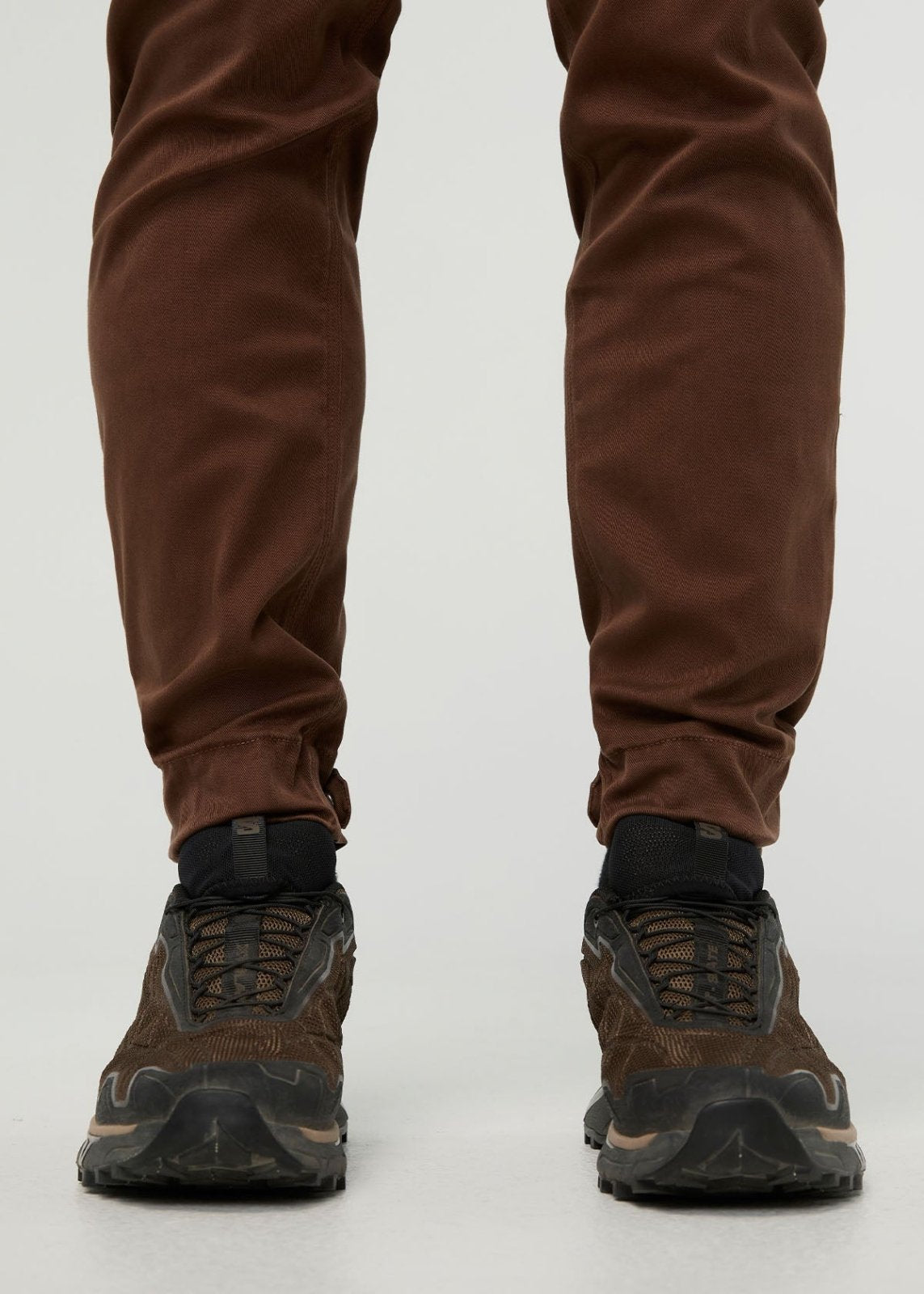 Men's Black Athletic Water Resistant Pant ankle