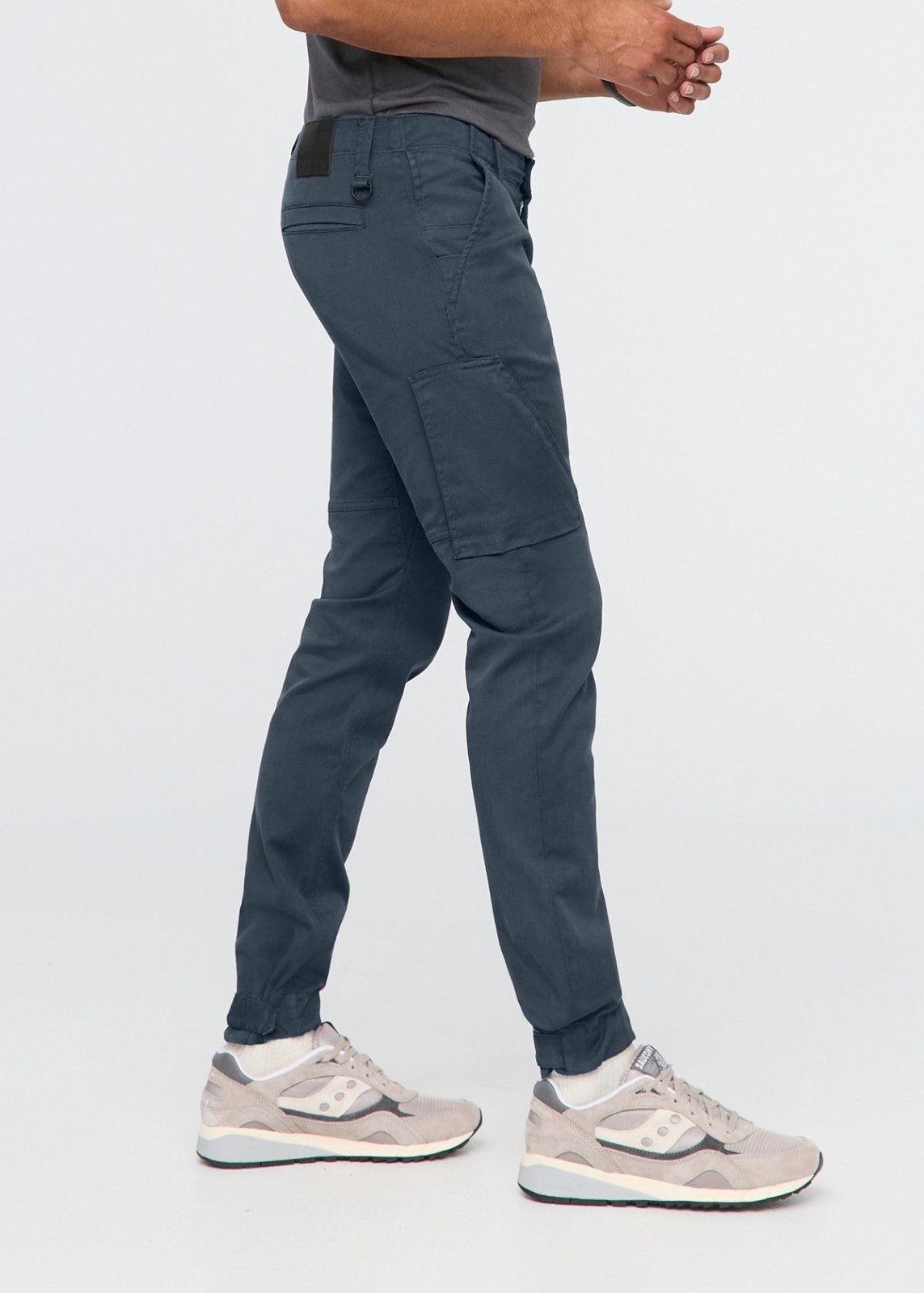 Men's Heritage Blue Athletic Water Resistant Pant Side