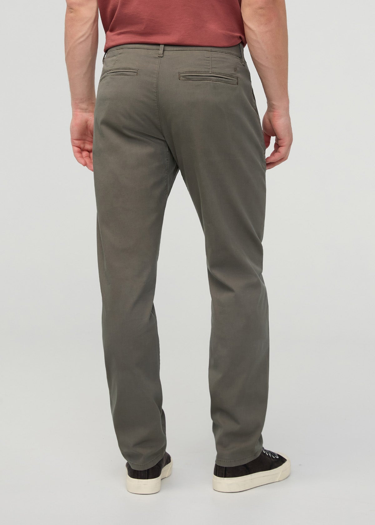 Live Lite Athletic Taper Chino - Thyme