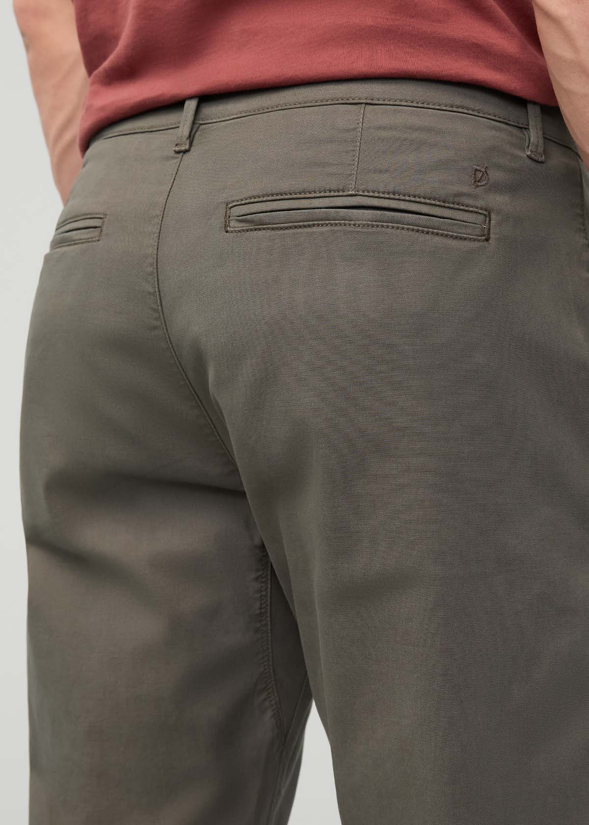 Live Lite Athletic Taper Chino - Thyme