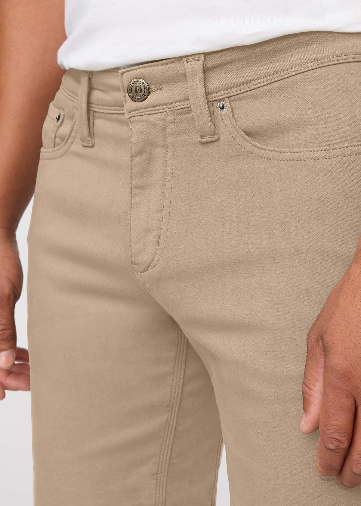 mens desert khaki relaxed fit performance short waist detail