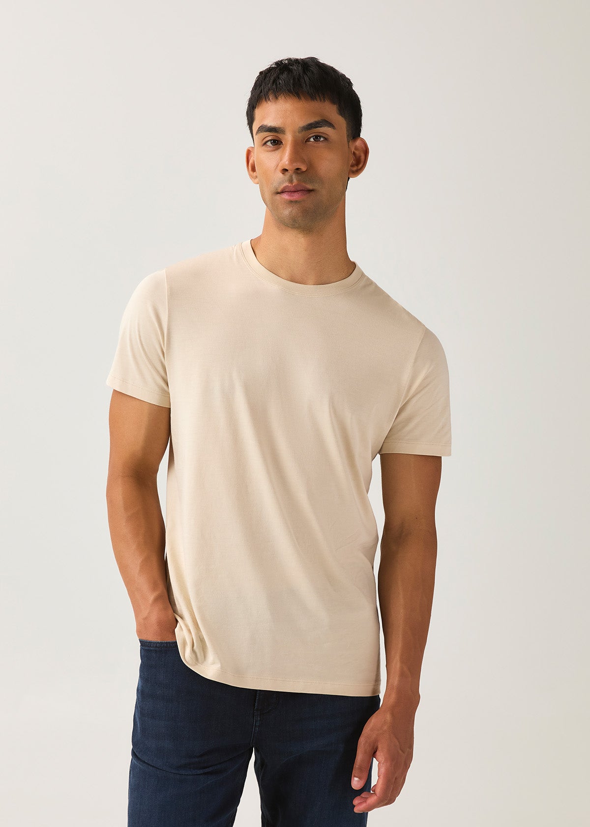 PurePima Only Tee - Oat