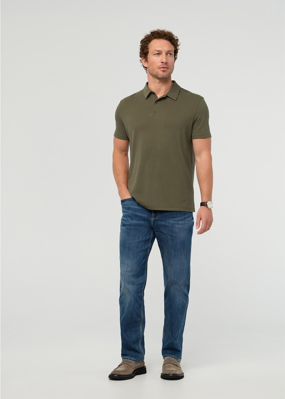 Men's Breathable Kelp T-Shirt front full body