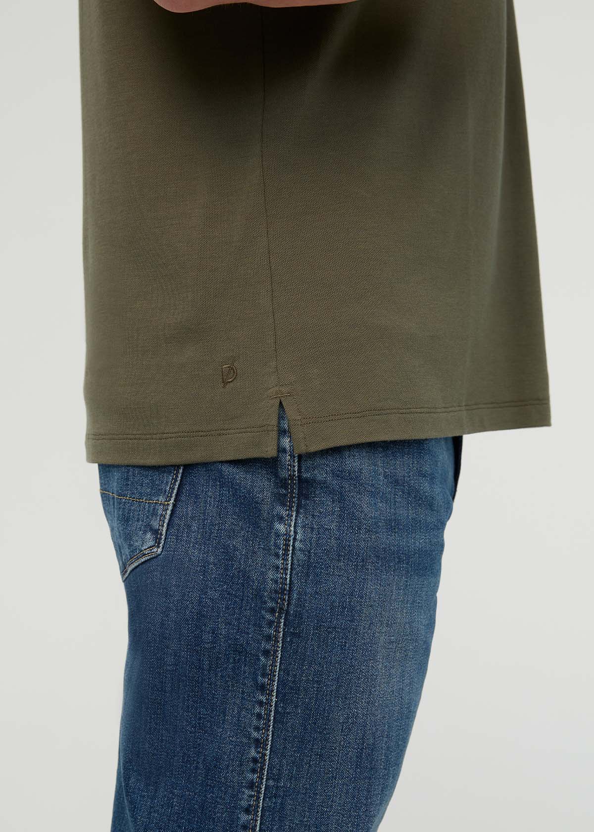 Men's Breathable Kelp T-Shirt side detail