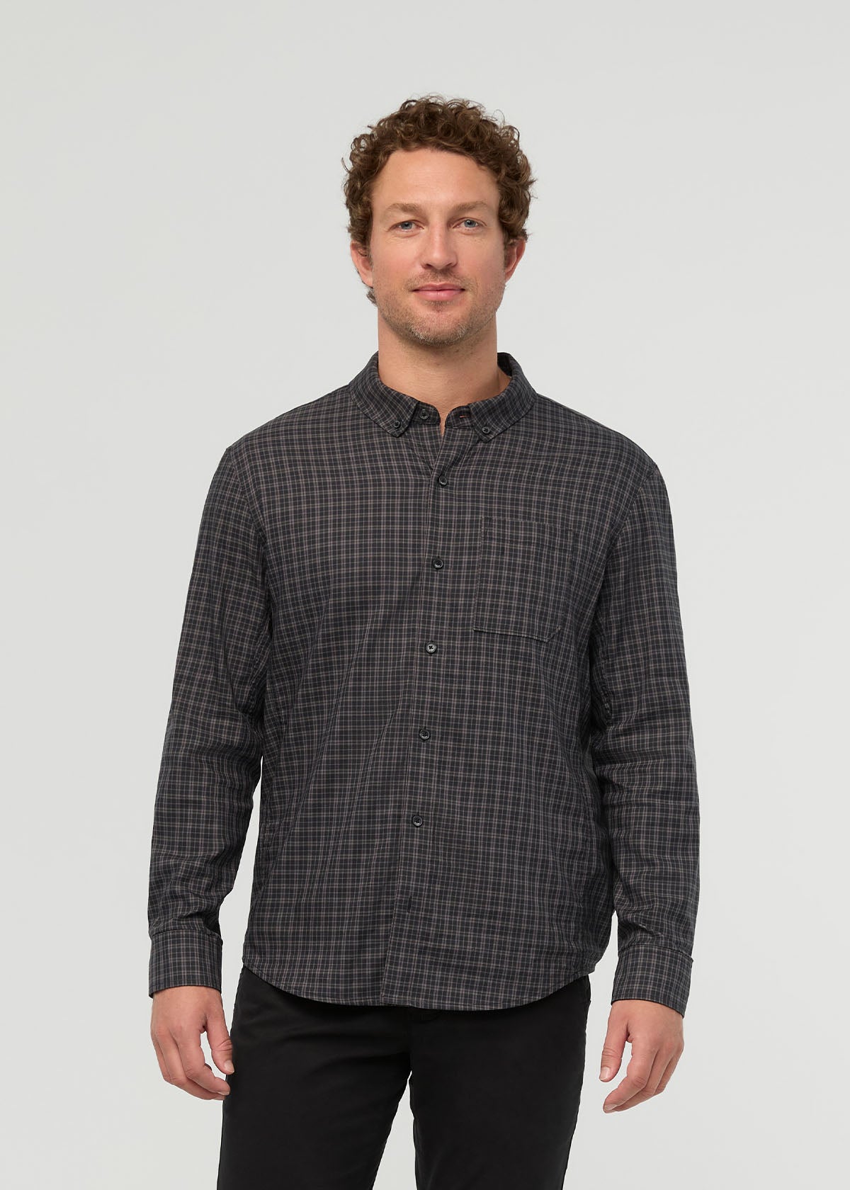 Cloudweight Twill One Pocket Shirt - Slate Check
