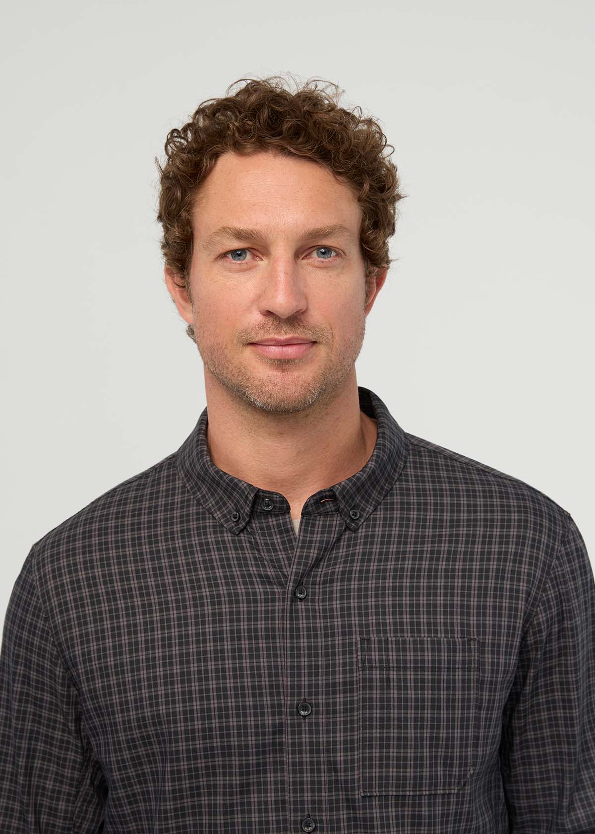Cloudweight Twill One Pocket Shirt - Slate Check