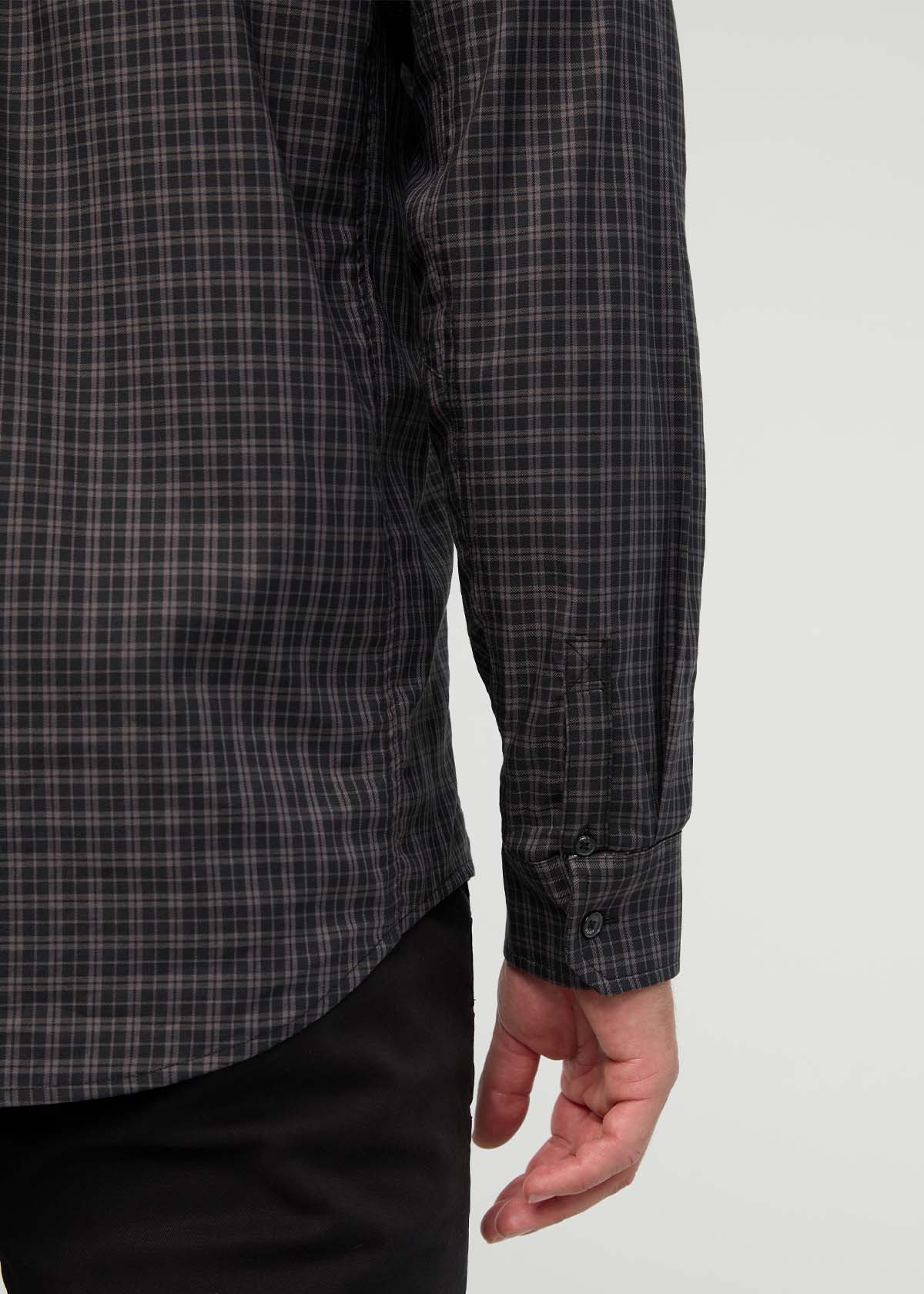 Cloudweight Twill One Pocket Shirt - Slate Check
