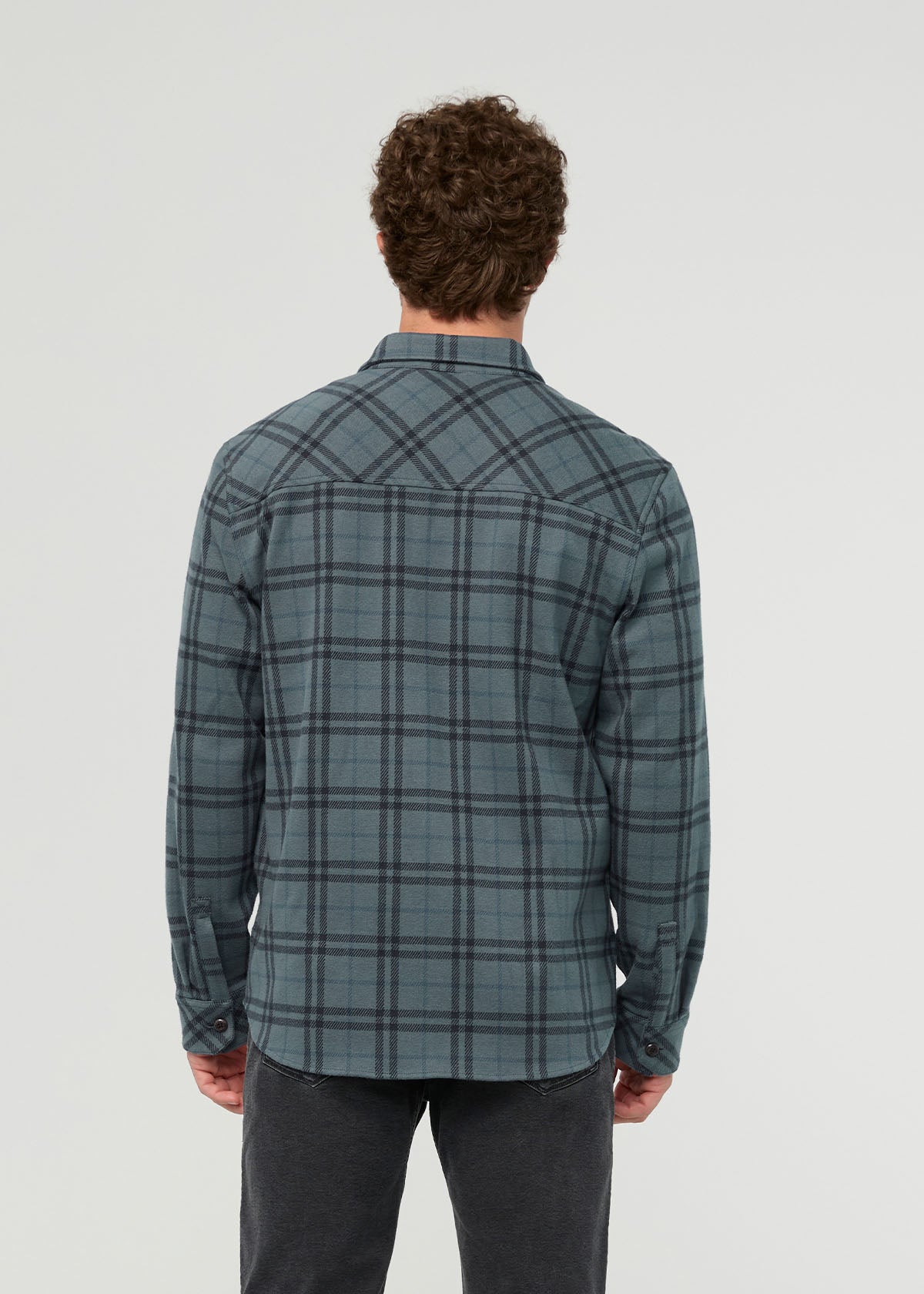 Surchemise en flanelle haute performance - Carreaux marine