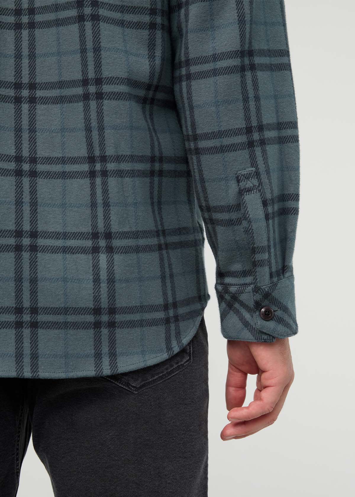 Surchemise en flanelle haute performance - Carreaux marine