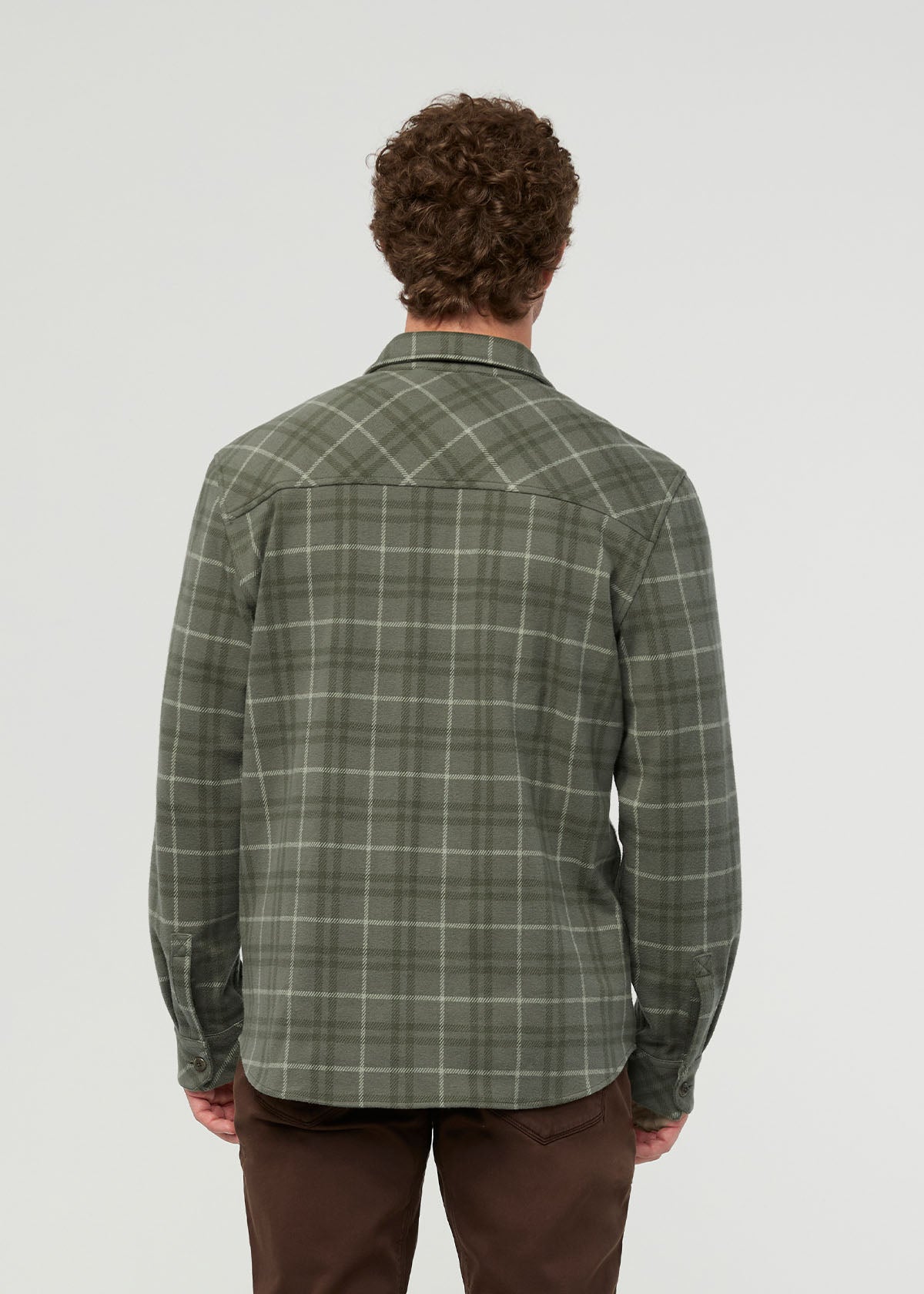 Surchemise en flanelle haute performance - Carreaux « Thyme »
